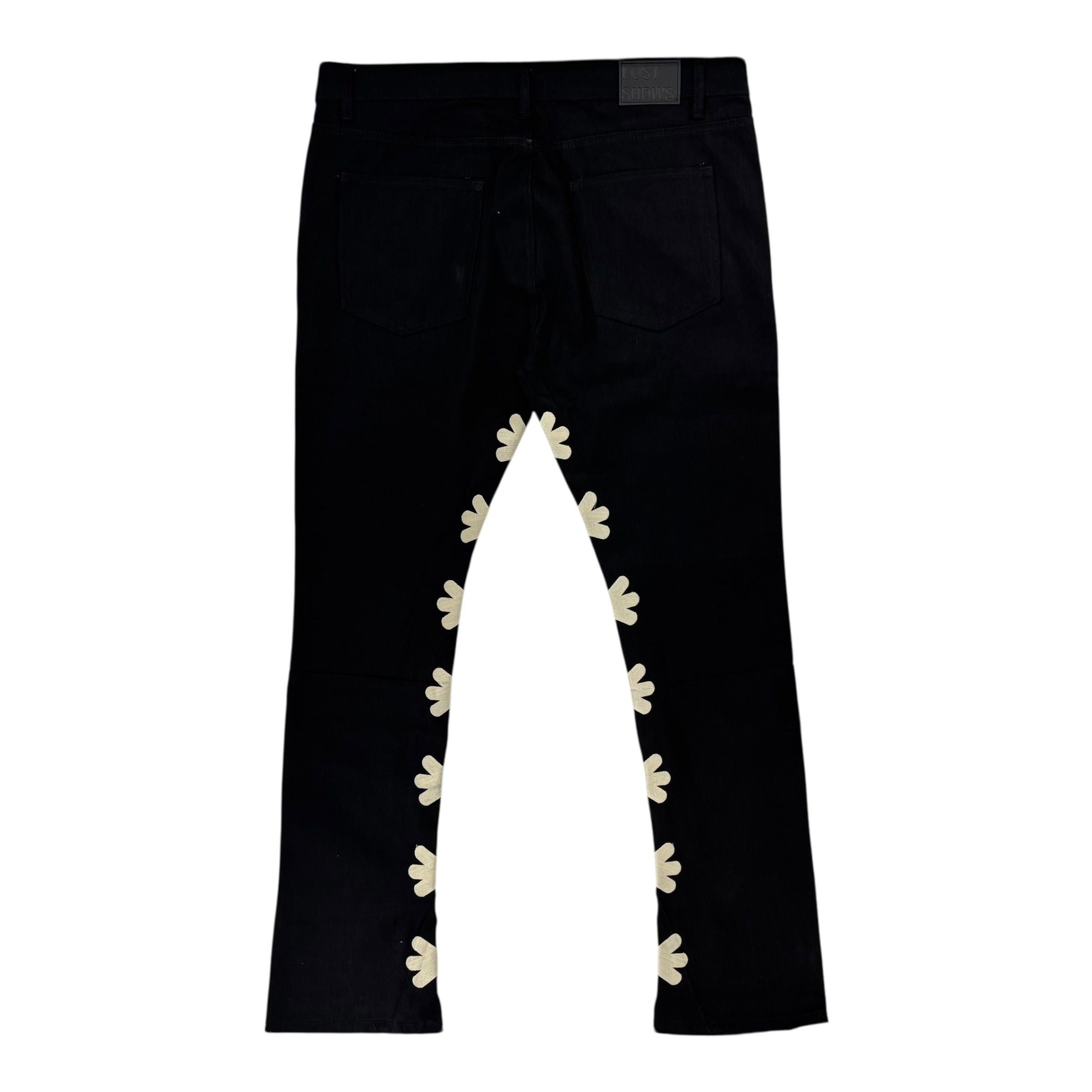 LOSTSHDWS Lost Shdws Black Denim Cream Size US 32 / EU 48 - 2 Thumbnail