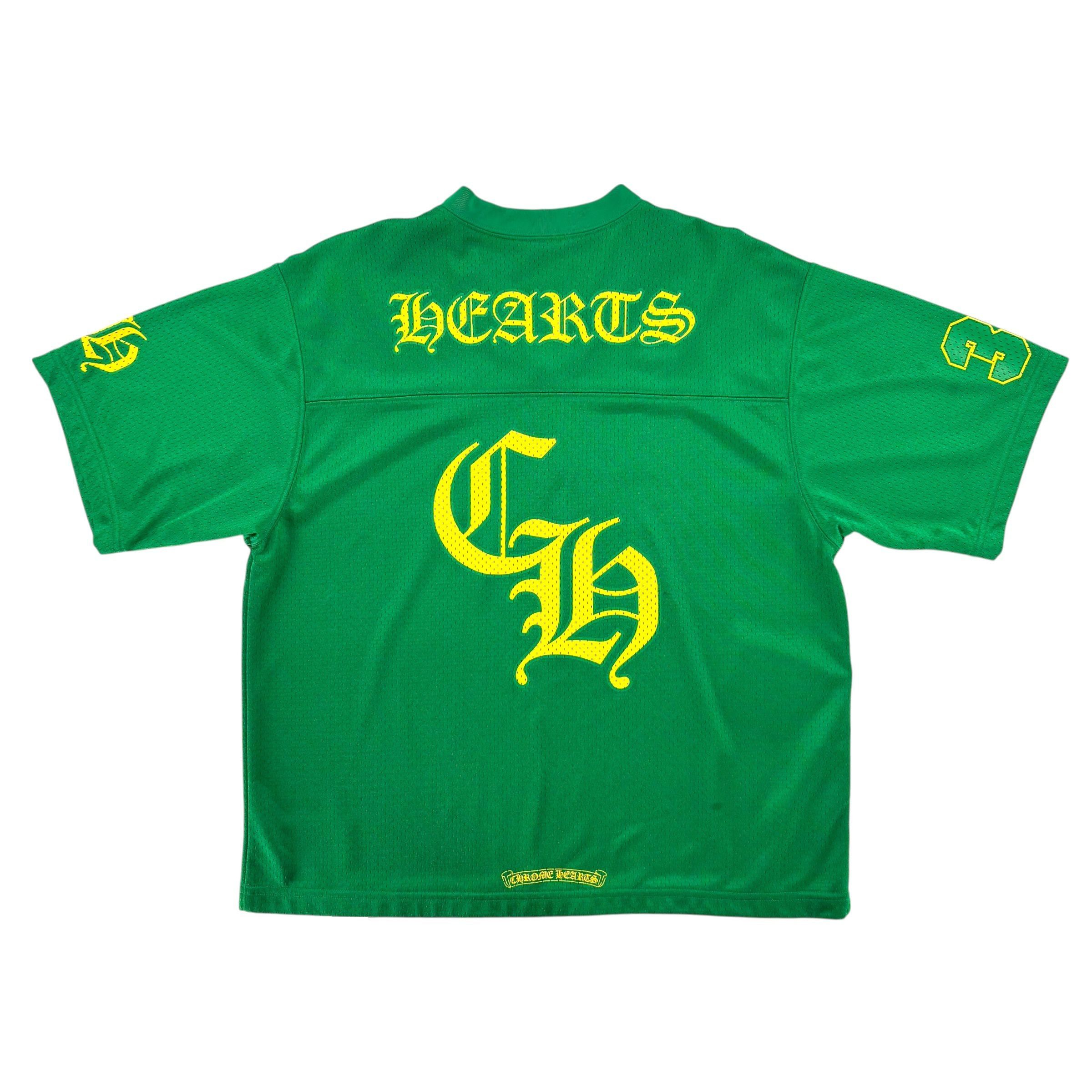 Chrome Hearts Mesh Jersey Shirt Green Size US S / EU 44-46 / 1 - 3 Thumbnail