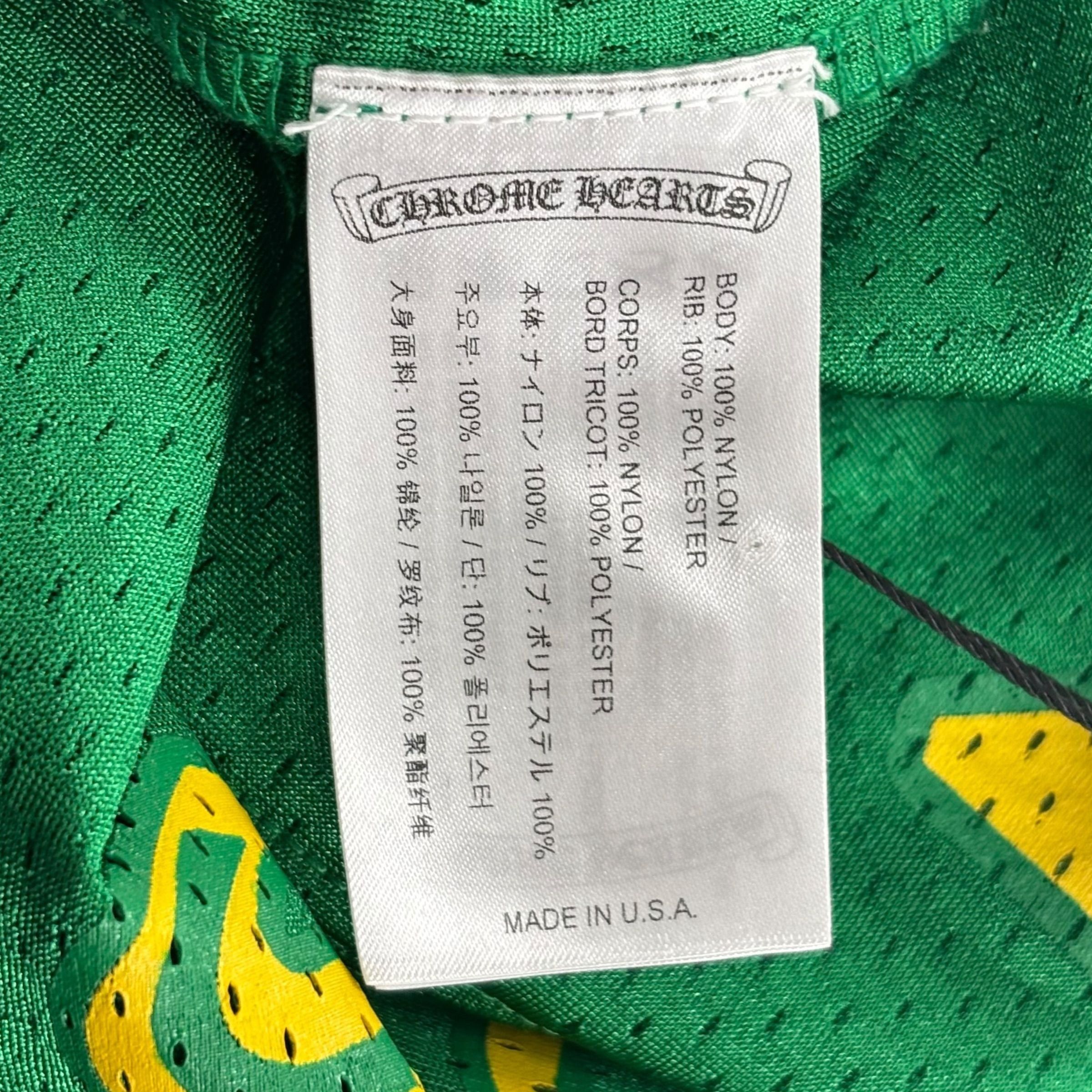 Chrome Hearts Mesh Jersey Shirt Green Size US S / EU 44-46 / 1 - 4 Thumbnail