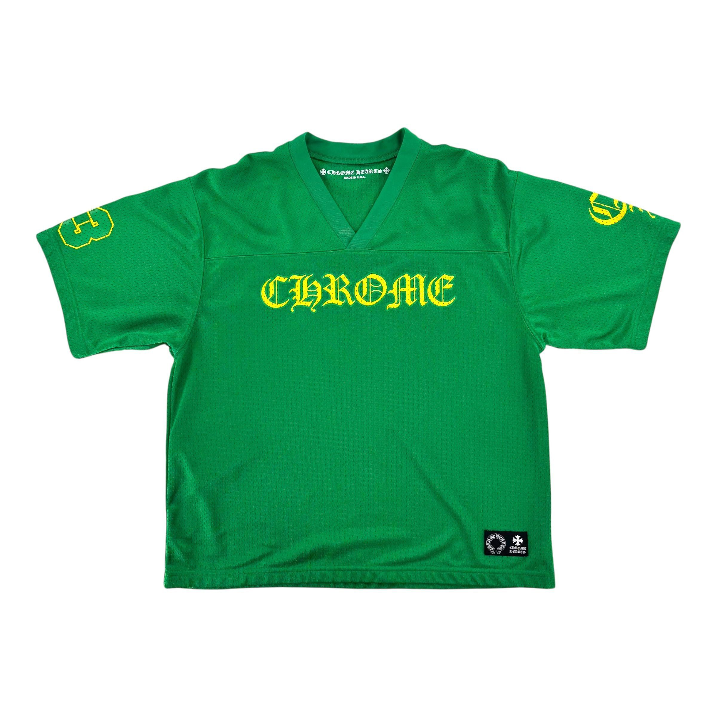 Chrome Hearts Mesh Jersey Shirt Green Size US S / EU 44-46 / 1 - 2 Thumbnail