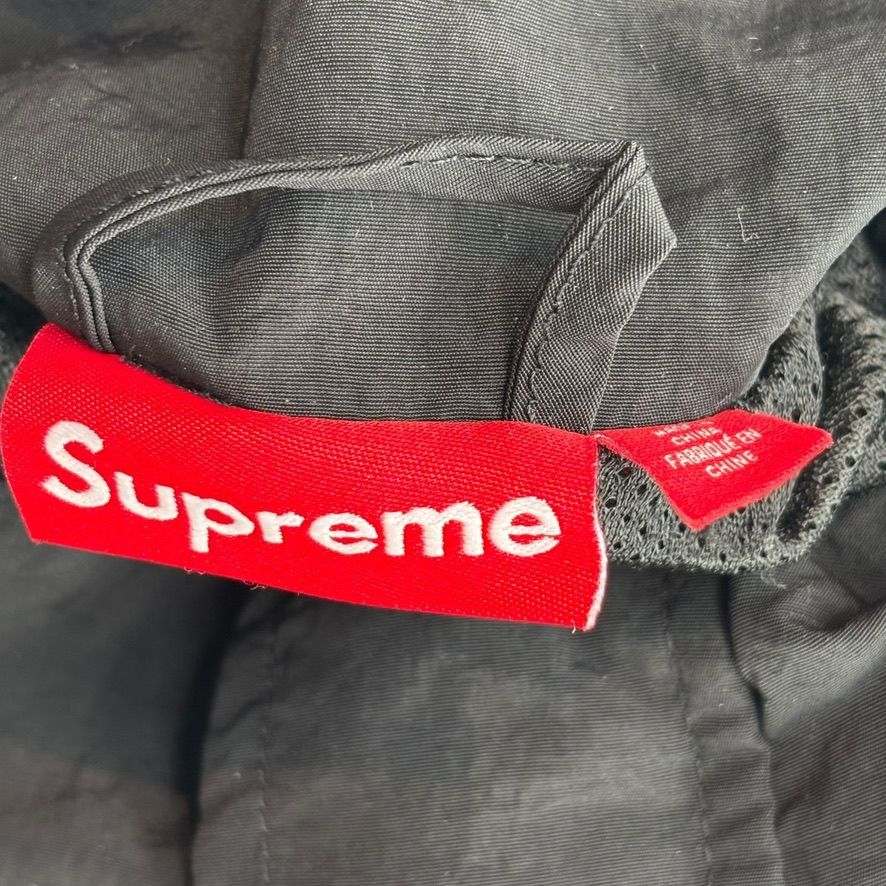 Supreme Spellout Embroidered Track Jacket (FW24) Black Size US M / EU 48-50 / 2 - 3 Thumbnail