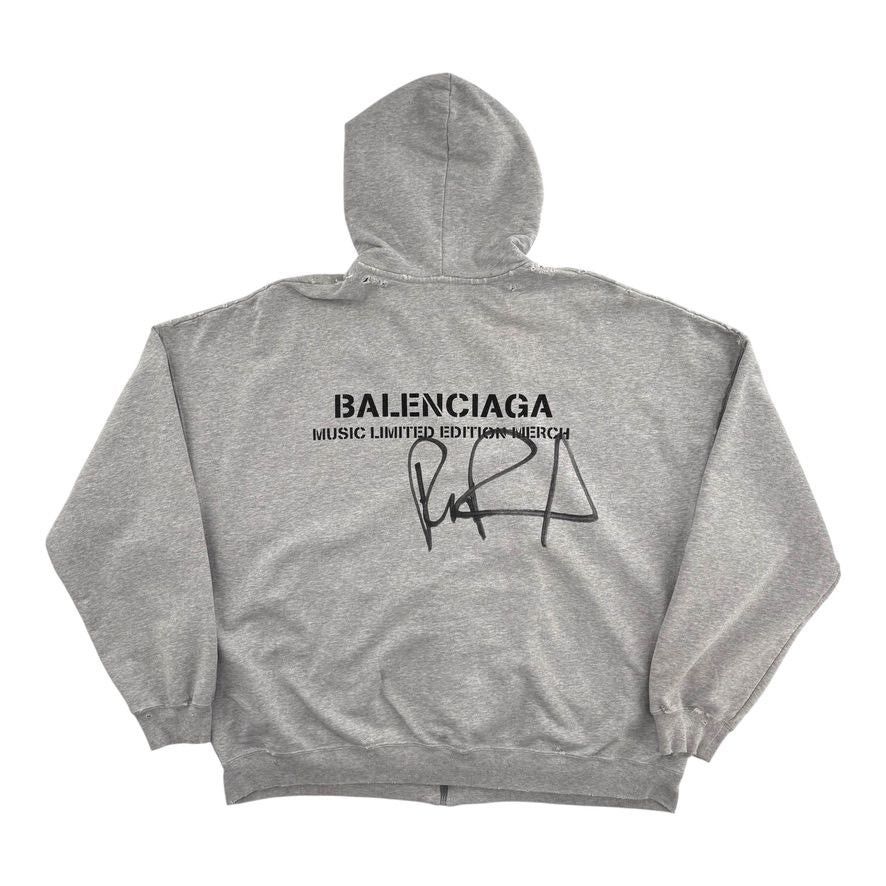 Balenciaga Music Zip Up Grey Size US XL / EU 56 / 4 - 2 Thumbnail