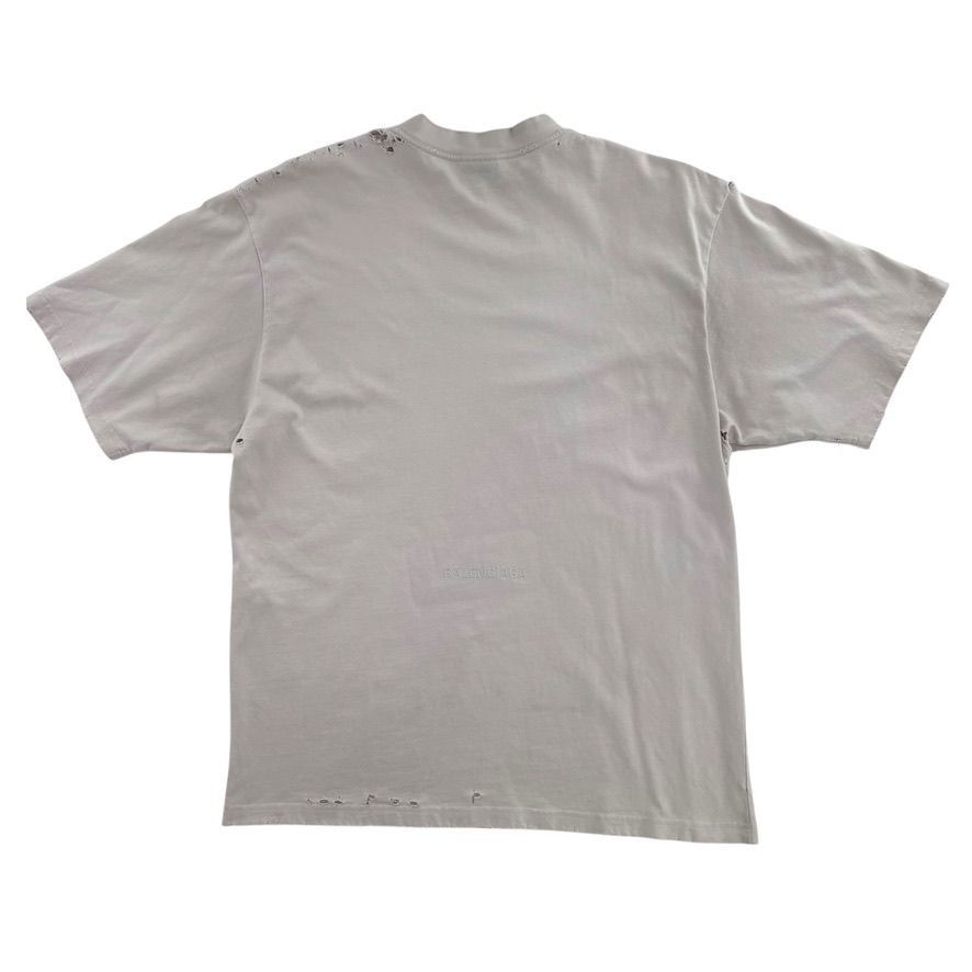 Balenciaga Paris Liberty Tee White Size US S / EU 44-46 / 1 - 2 Thumbnail
