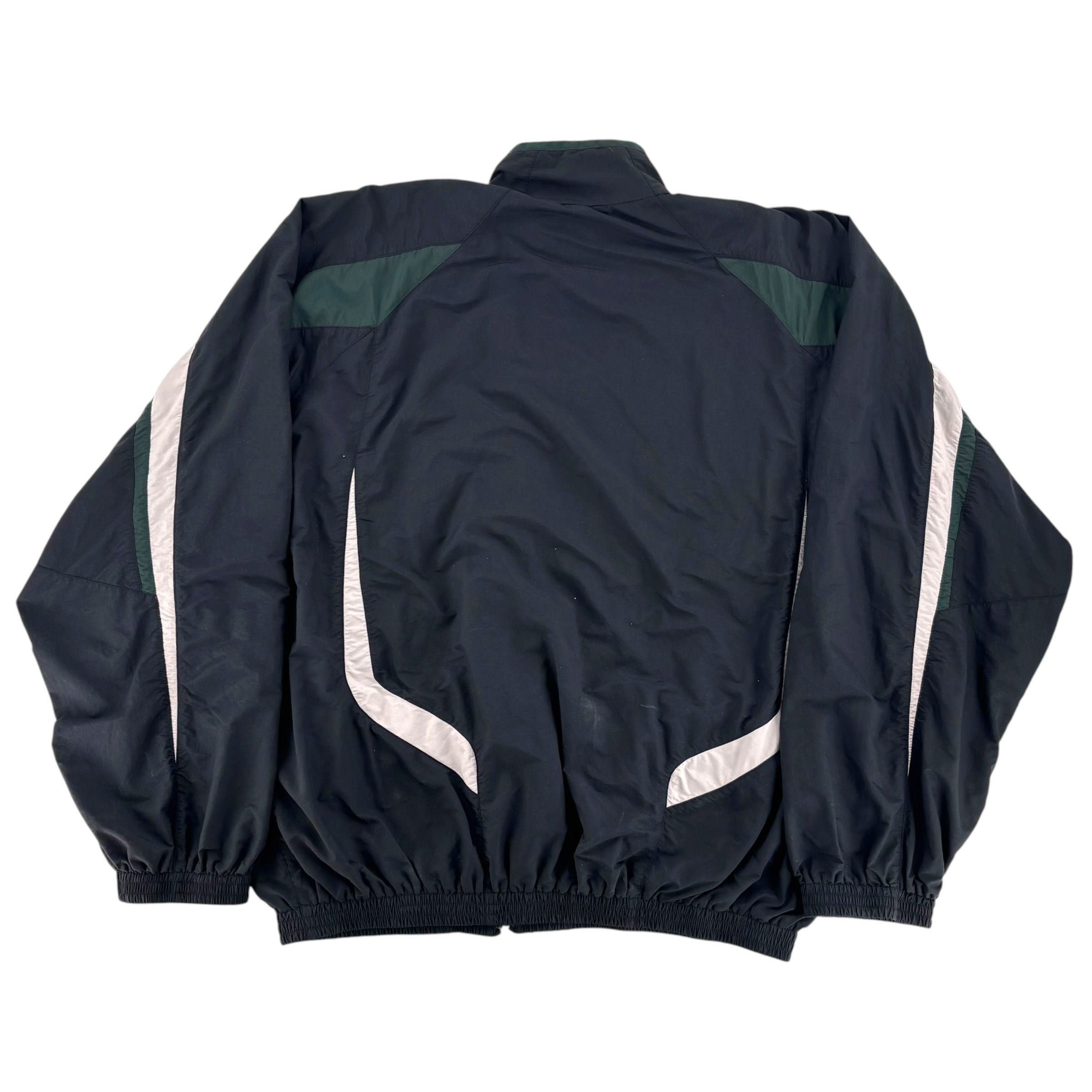 Balenciaga Track Jacket Black Green Size US XL / EU 56 / 4 - 3 Thumbnail