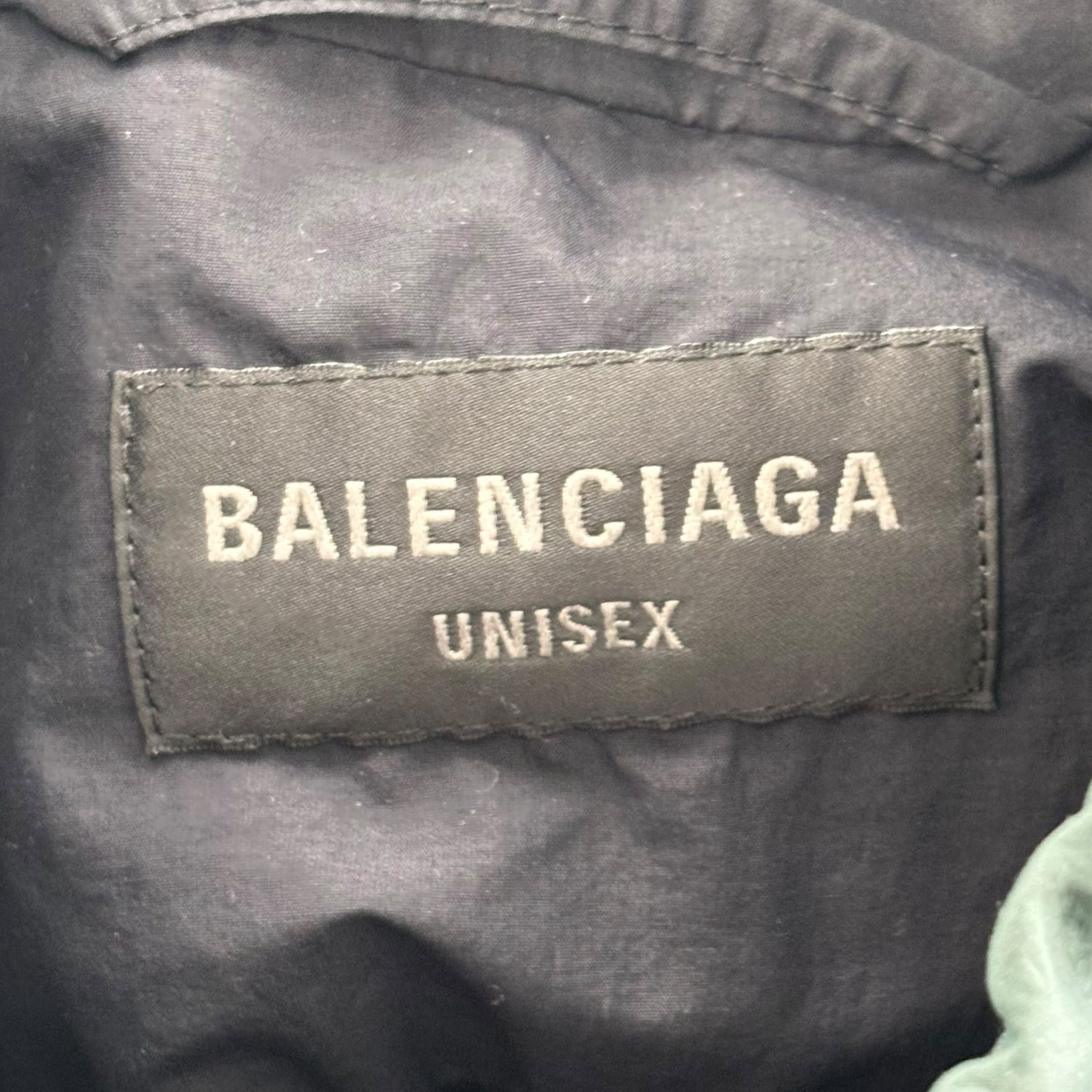 Balenciaga Track Jacket Black Green Size US XL / EU 56 / 4 - 4 Thumbnail