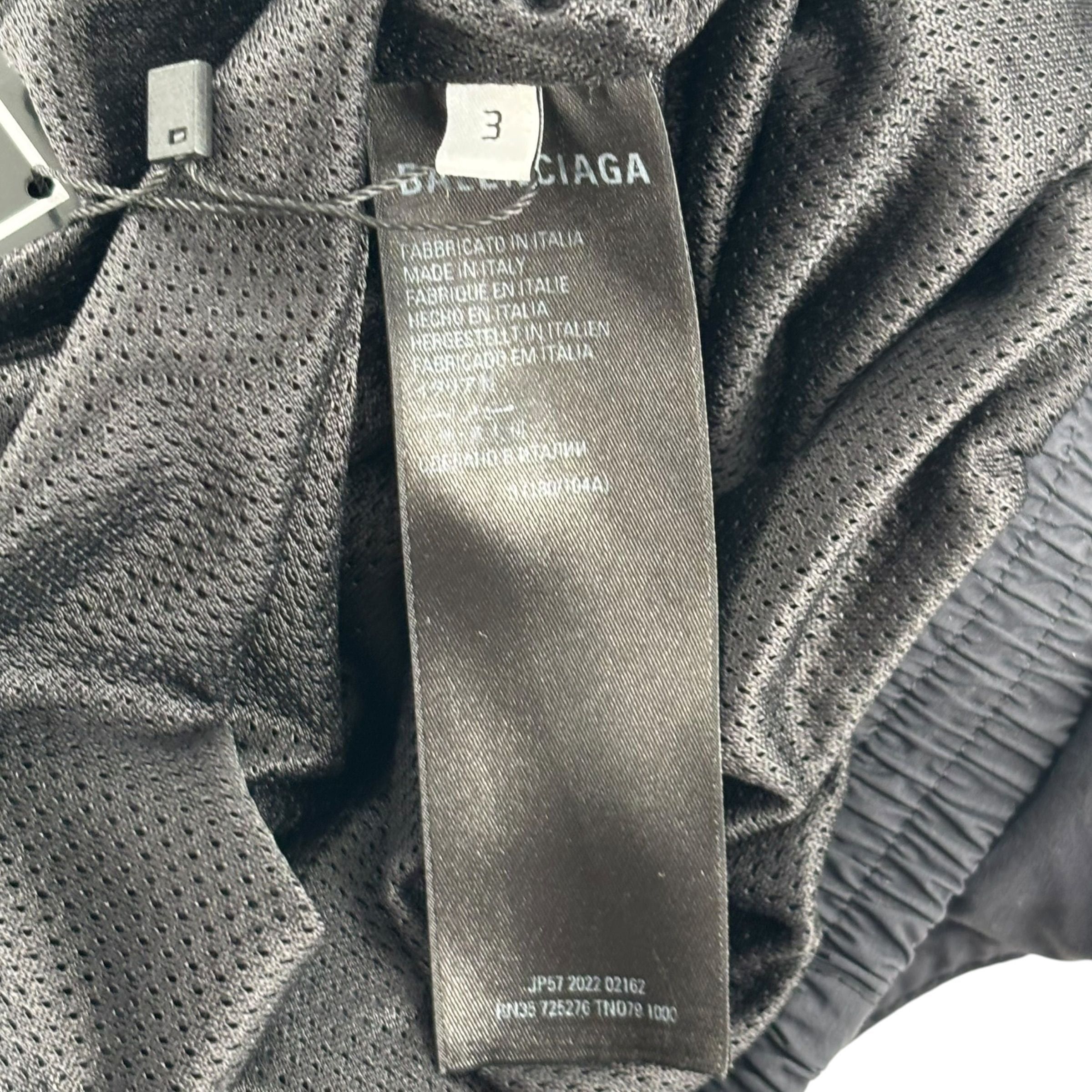 Balenciaga Track Jacket Black Green Size US XL / EU 56 / 4 - 5 Thumbnail