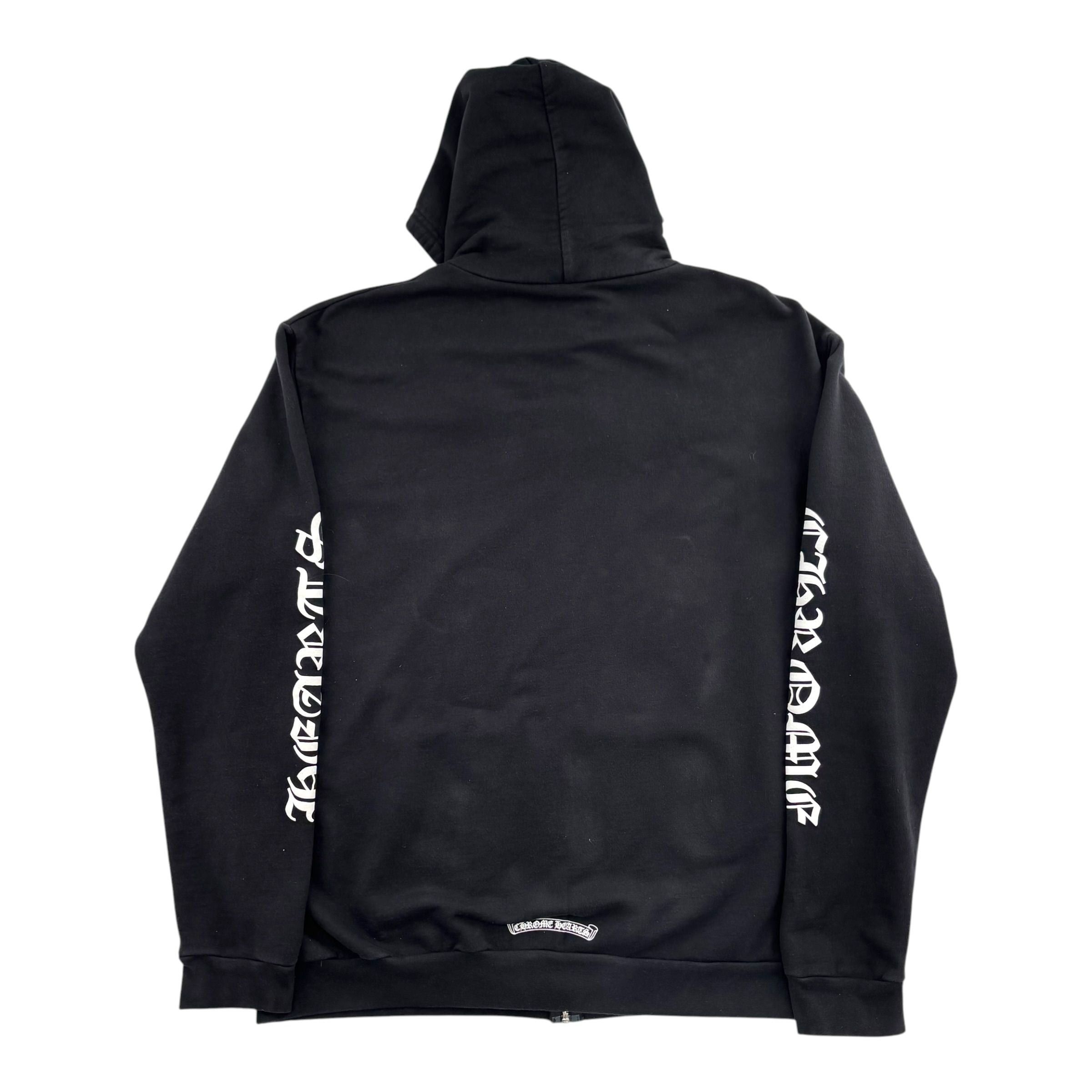 Chrome Hearts Vertical Letter Zip Hoodie Black Size US XL / EU 56 / 4 - 3 Thumbnail