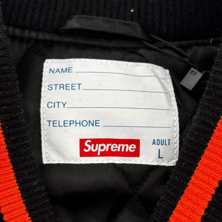Supreme Team Varsity Jacket Black Size US L / EU 52-54 / 3 - 4 Thumbnail