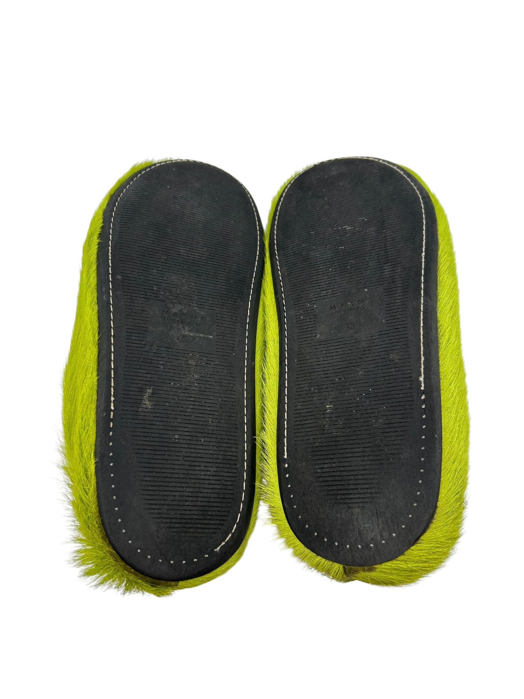 Marni Fussbett Mules Green Size US 11.5 / EU 44-45 - 5 Thumbnail