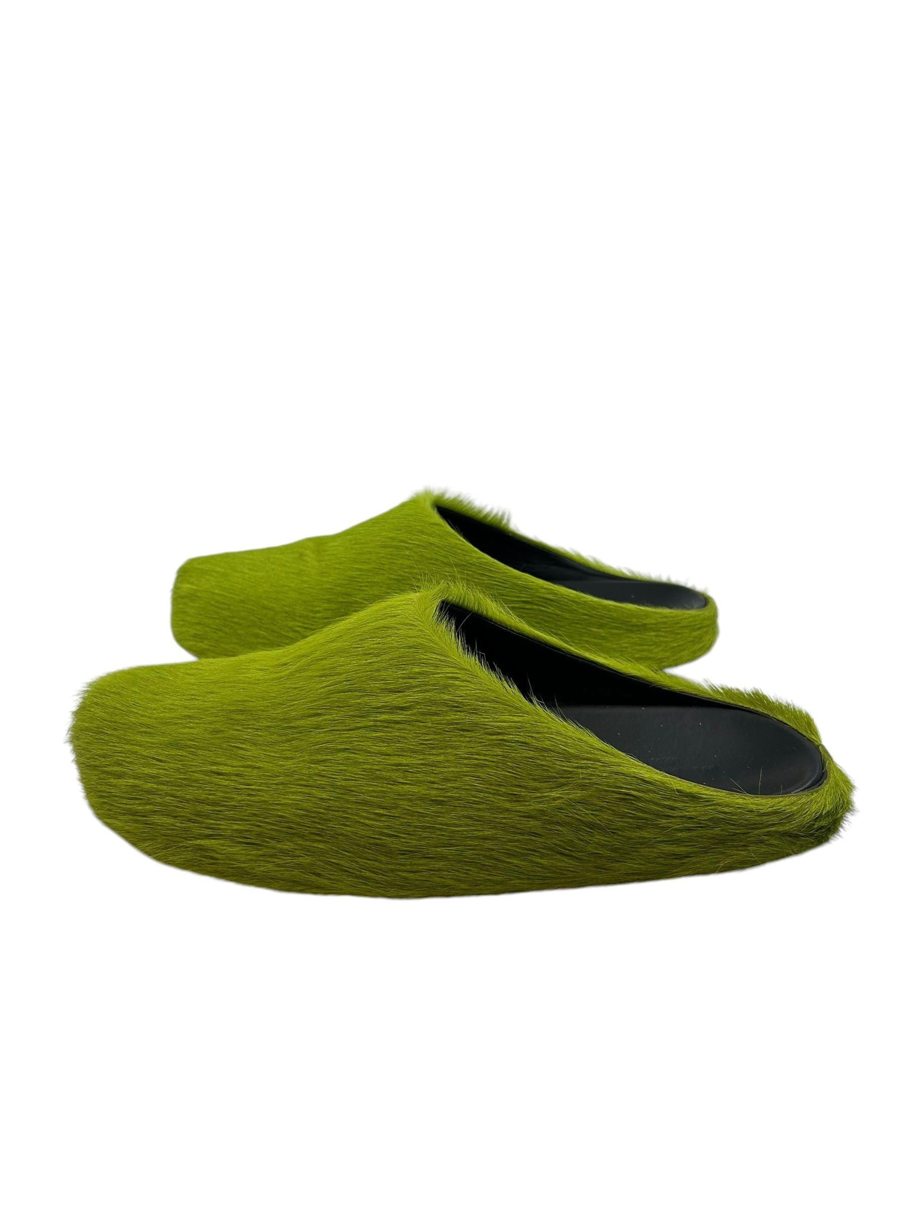 Marni Fussbett Mules Green Size US 11.5 / EU 44-45 - 2 Thumbnail