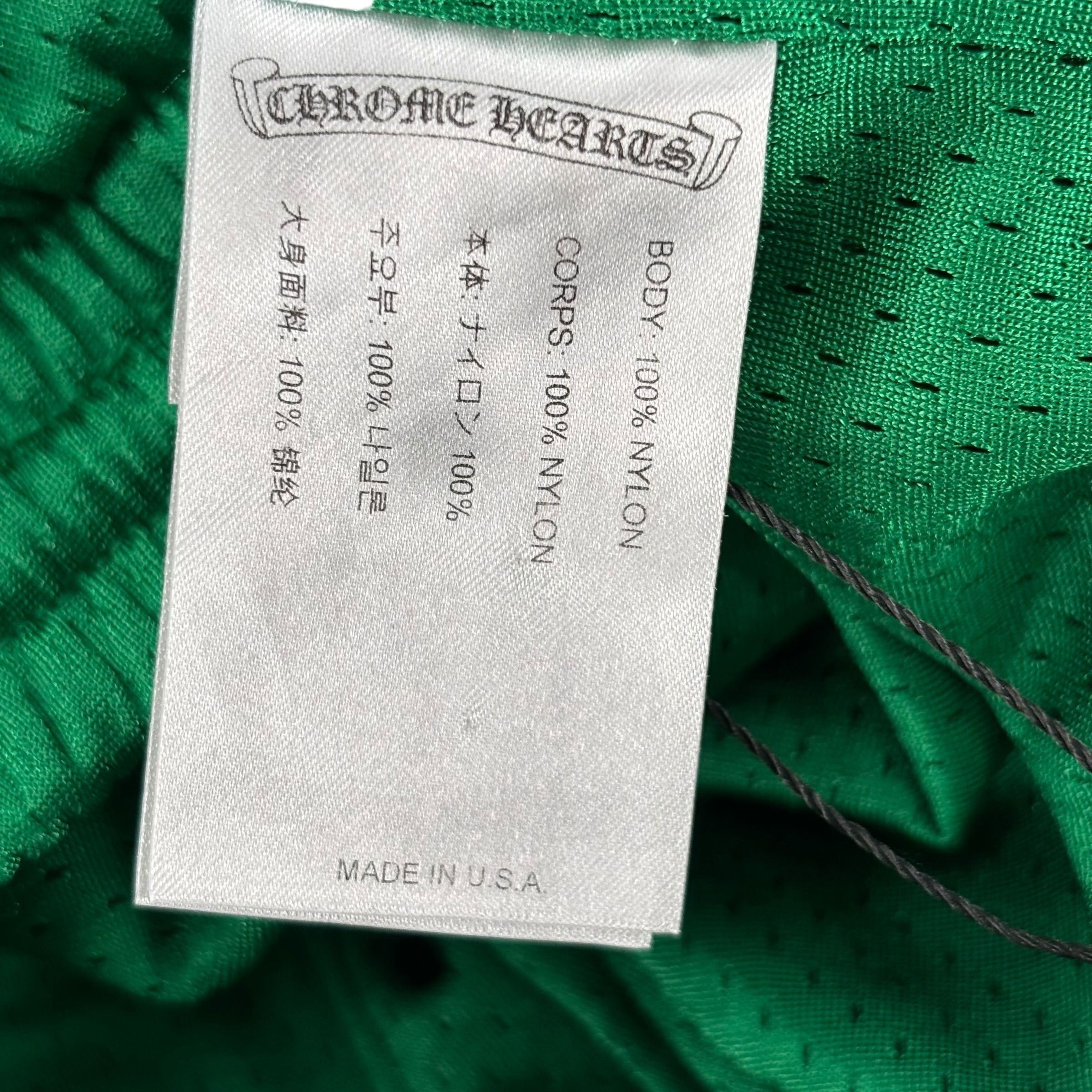 Chrome Hearts Floral Mesh Jersey Pants Green/Yellow Size US L / EU 52-54 / 3 - 4 Thumbnail