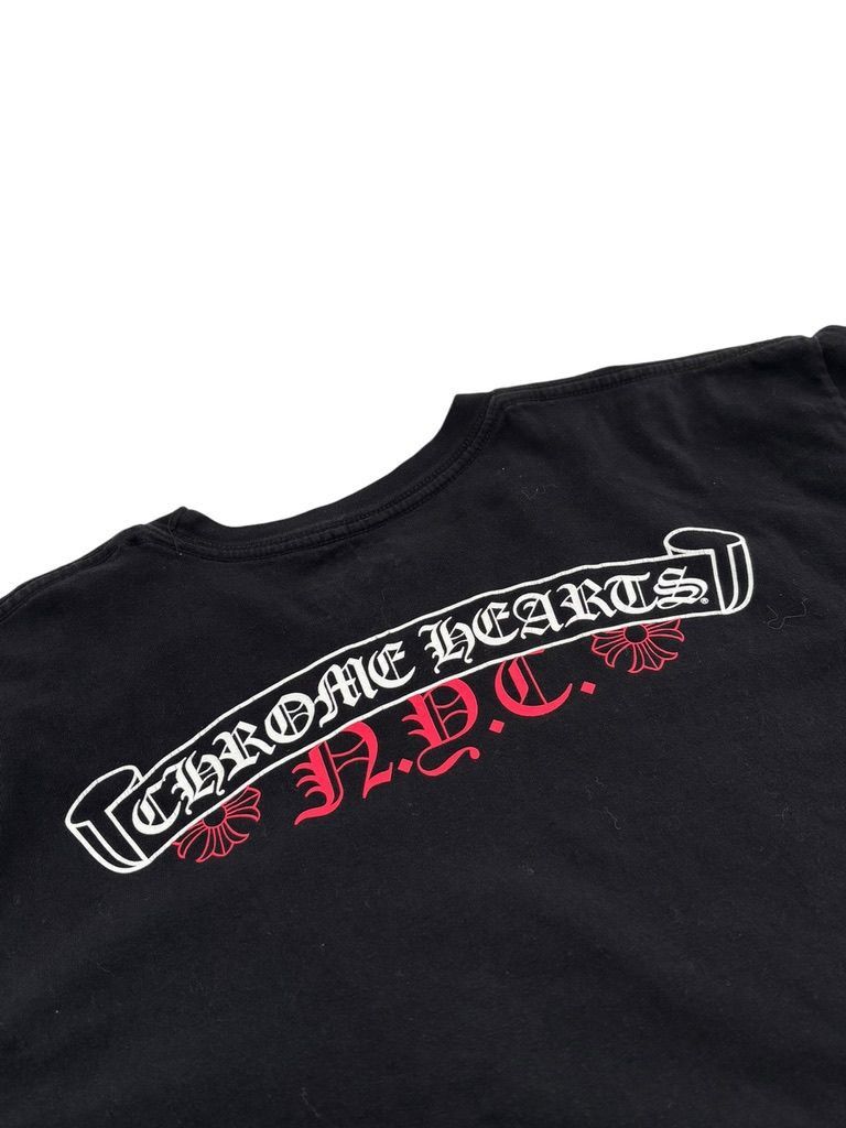 Chrome Hearts NYC Tee Black Size US XL / EU 56 / 4 - 4 Thumbnail