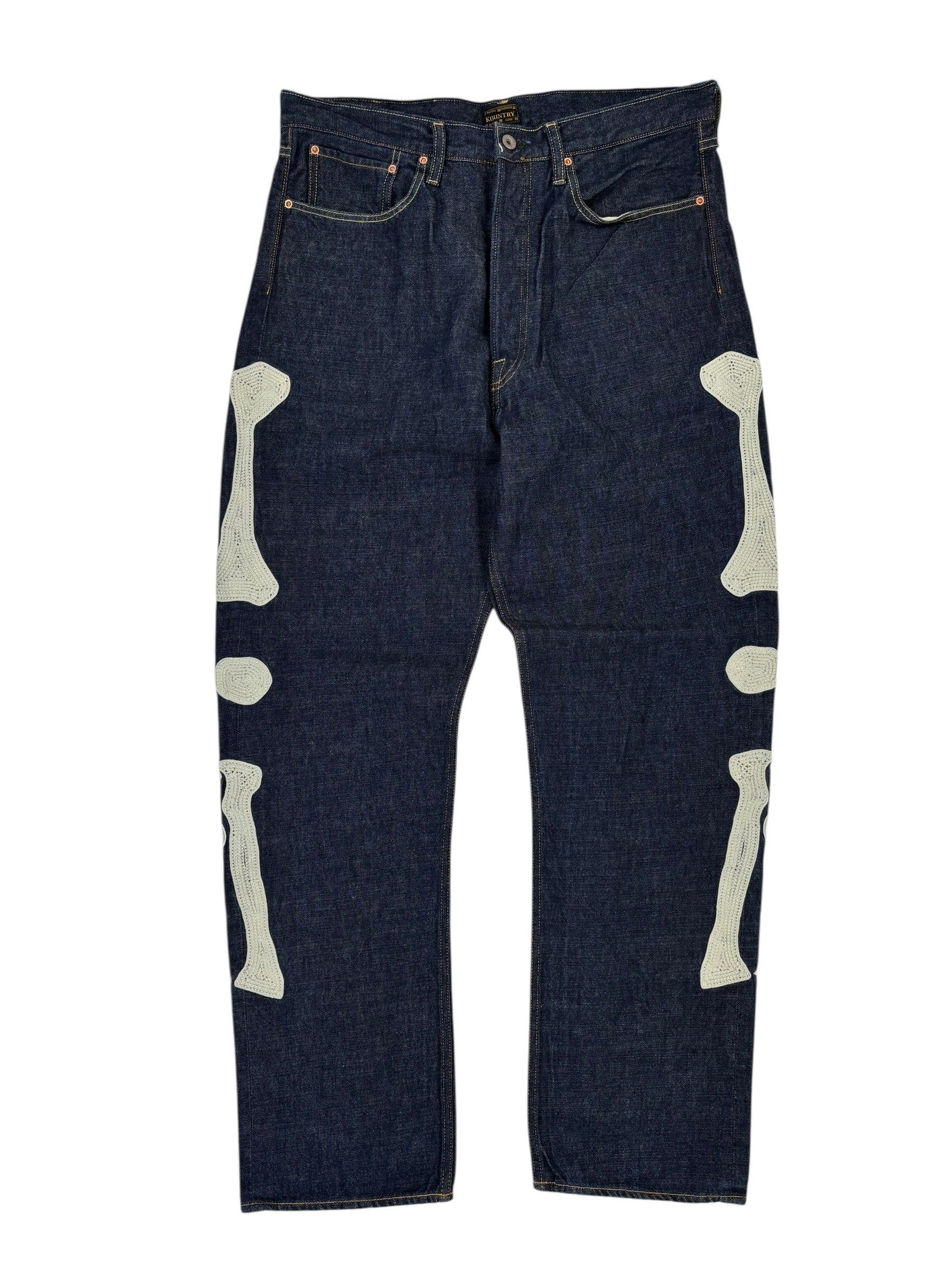 Kapital Bone Jeans Blue Size US 34 / EU 50 - 2 Thumbnail