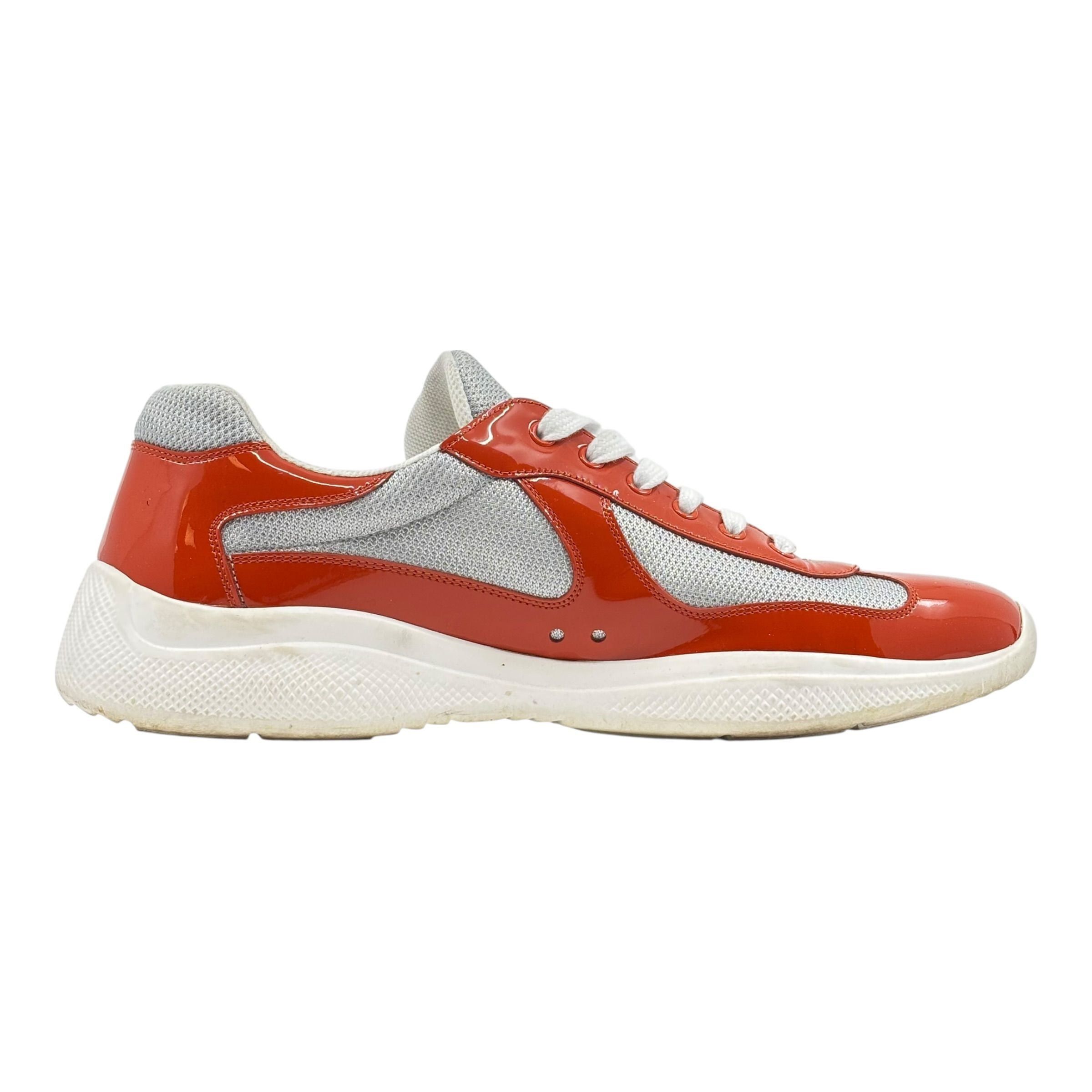Prada Americas Cups Sneaker Burnt Orange Size US 14 / EU 47 - 3 Thumbnail