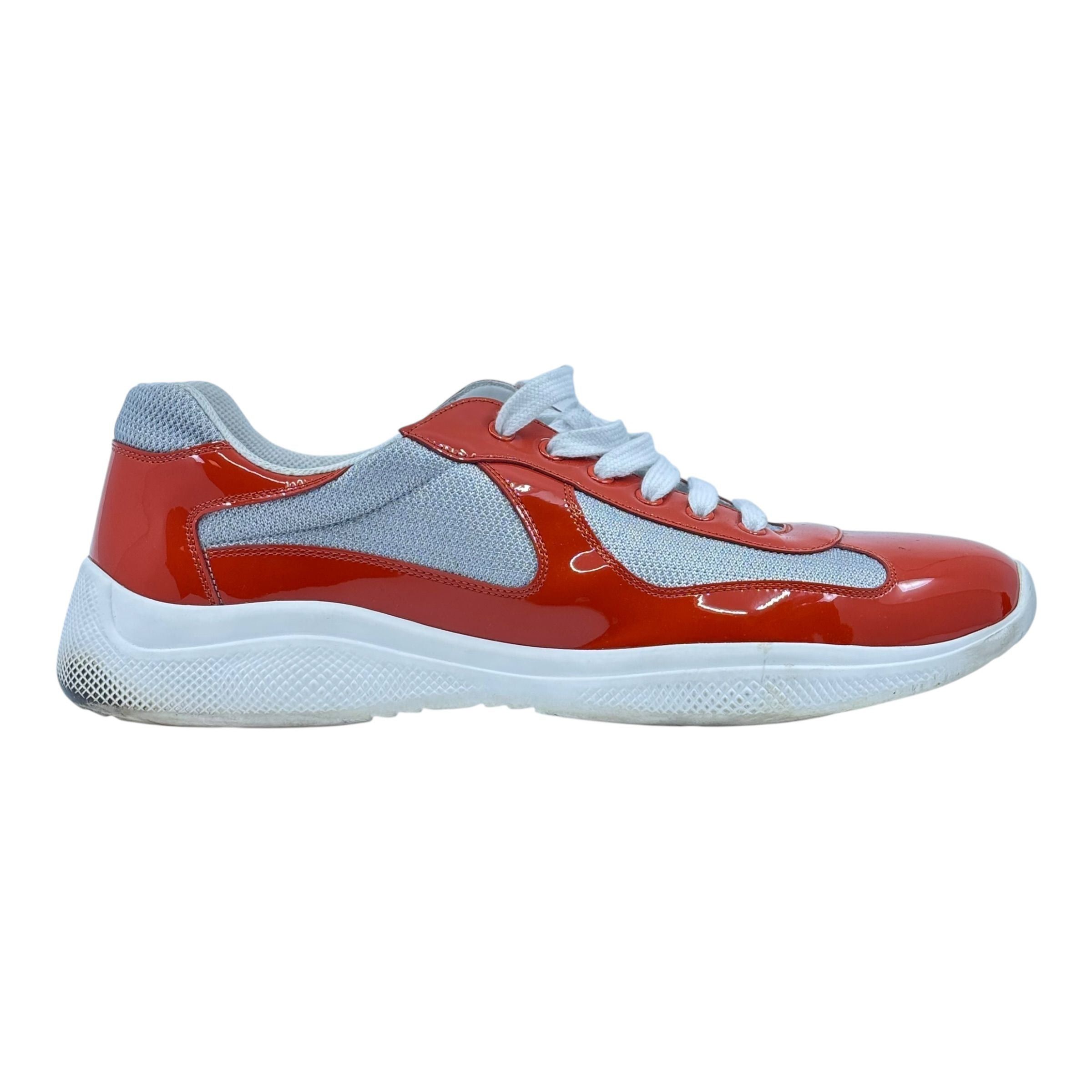 Prada Americas Cups Sneaker Burnt Orange Size US 14 / EU 47 - 2 Thumbnail