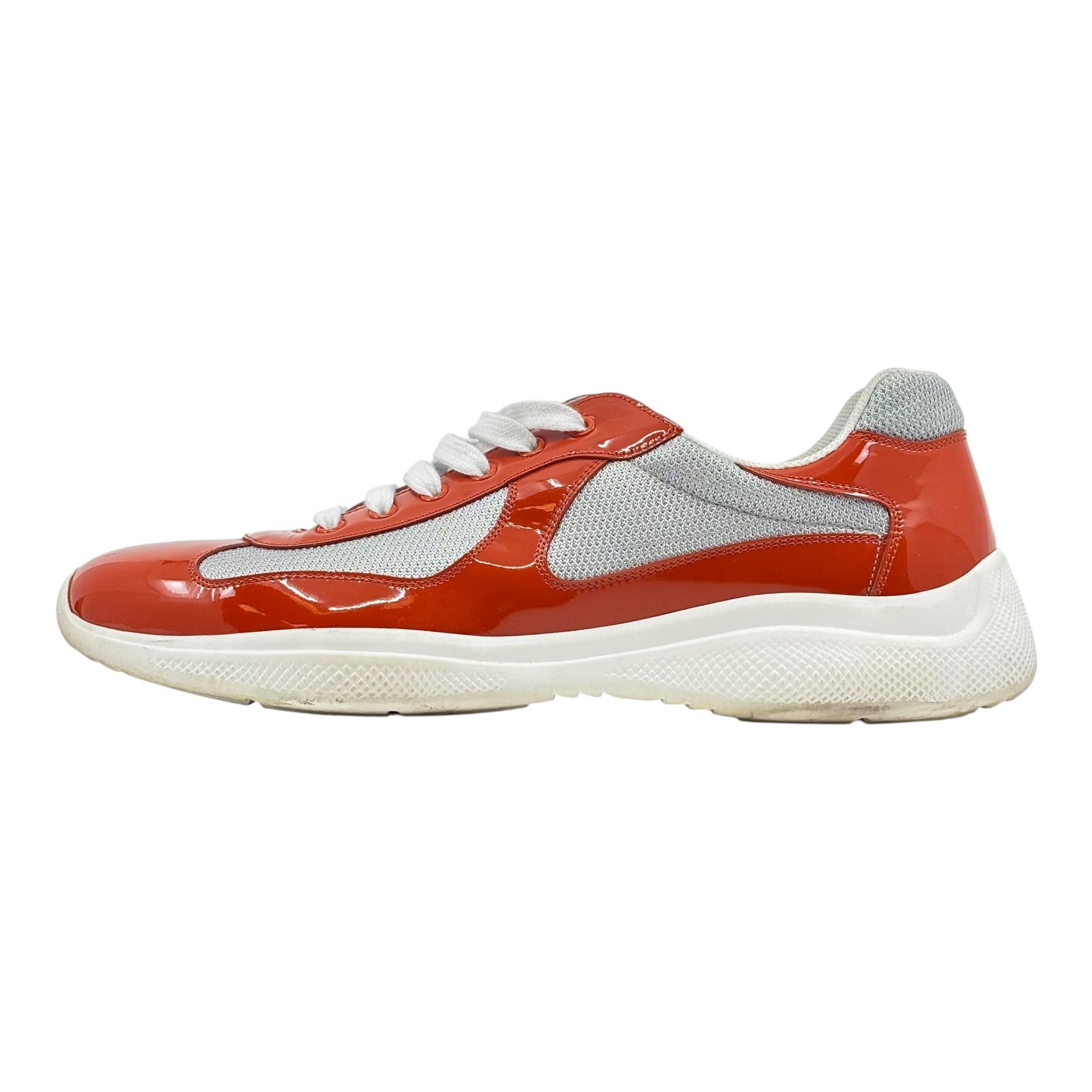 Prada Americas Cups Sneaker Burnt Orange Size US 14 / EU 47 - 4 Thumbnail
