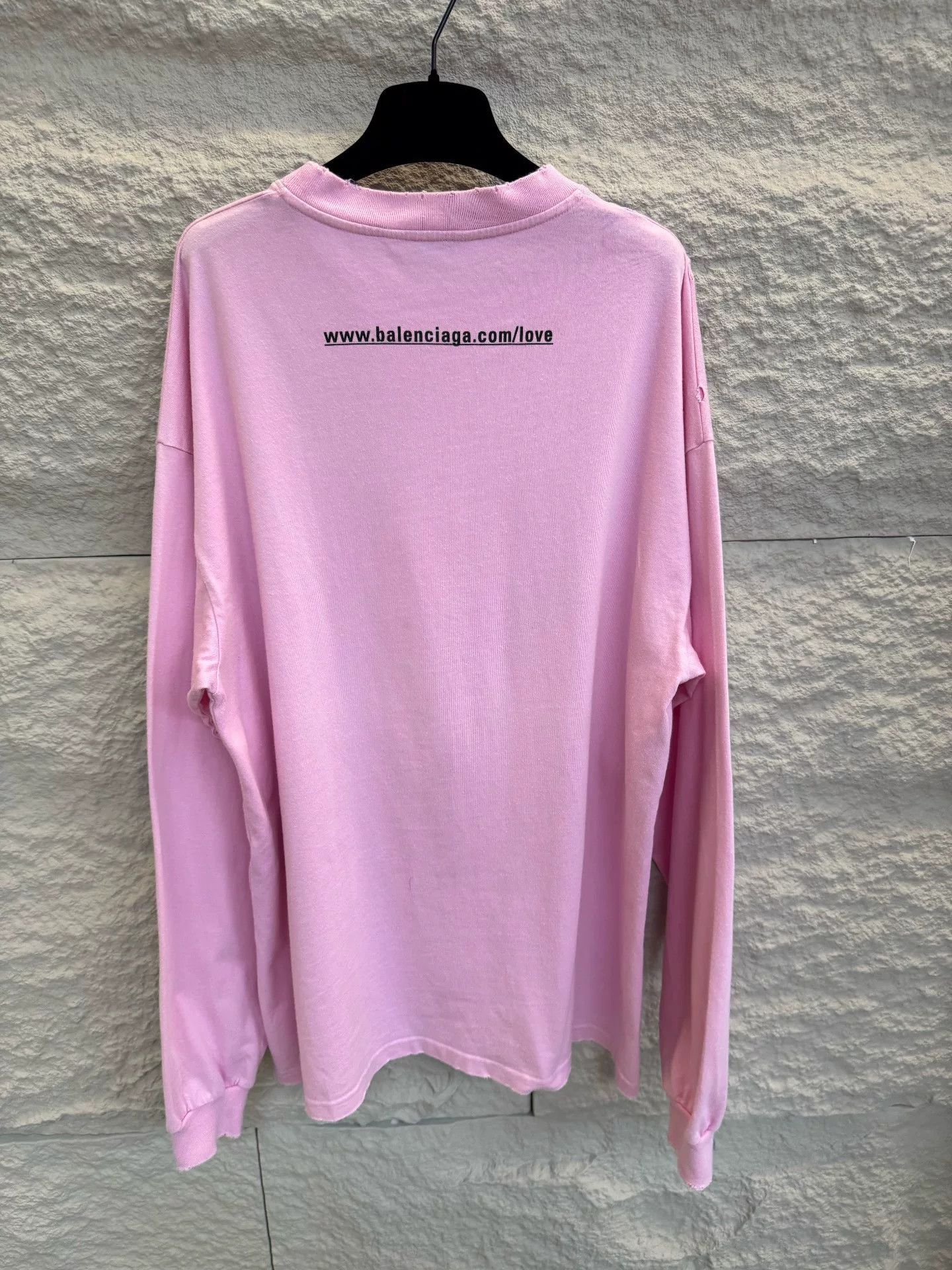 Balenciaga Balenciaga I Heart U Long Sleeve T-Shirt Size XS Size US XS / EU 42 / 0 - 5 Thumbnail