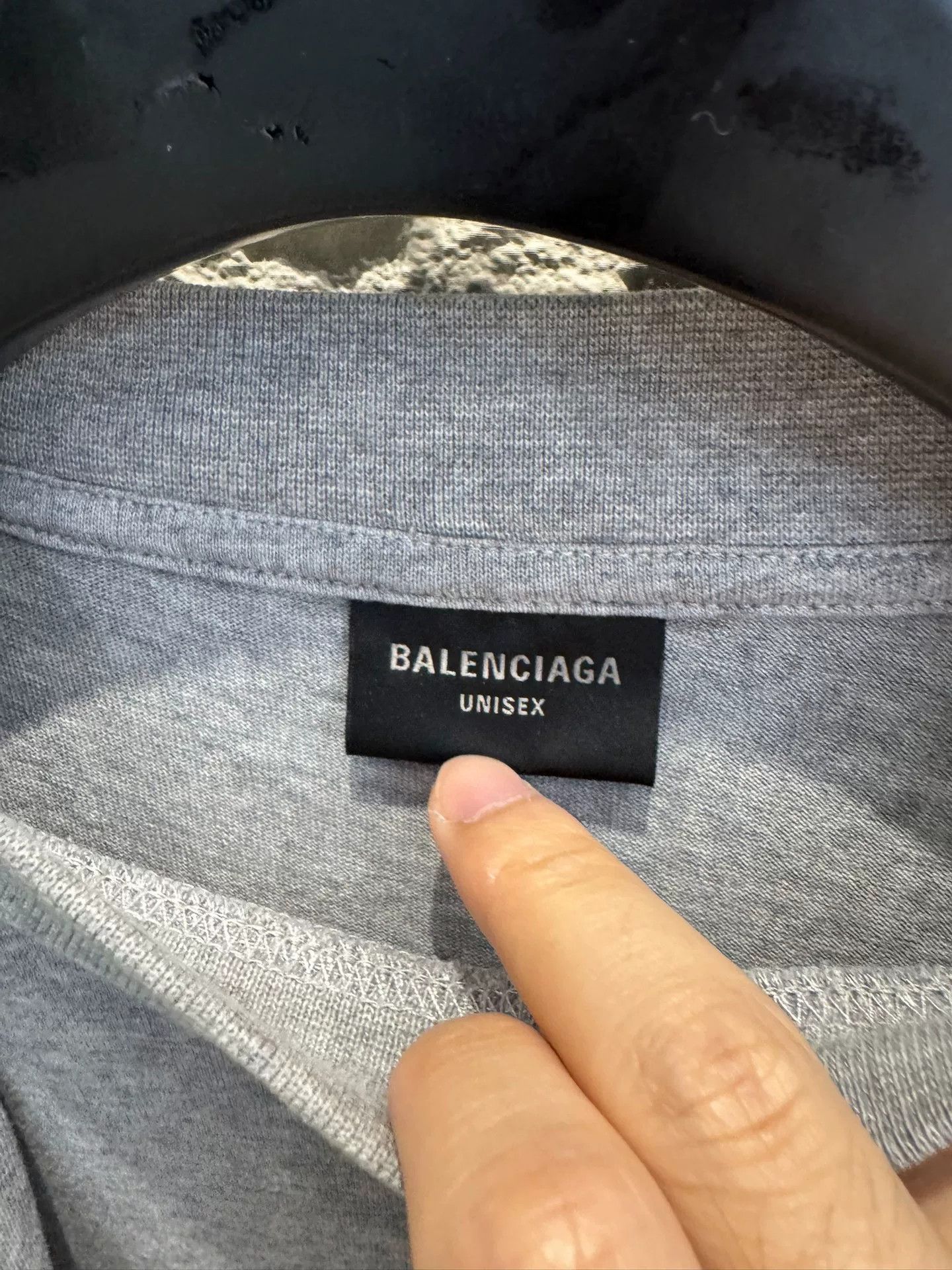 Balenciaga Balenciaga Gray Hooded Short Sleeve Tee Size S Size US S / EU 44-46 / 1 - 4 Thumbnail