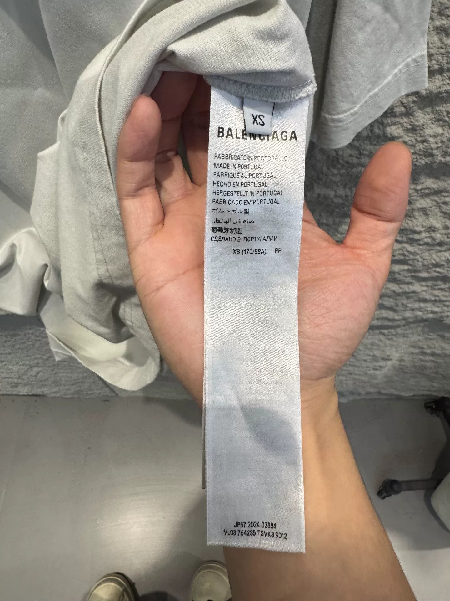 Balenciaga Balenciaga 520 Logo T-Shirt Size S Size US S / EU 44-46 / 1 - 4 Thumbnail