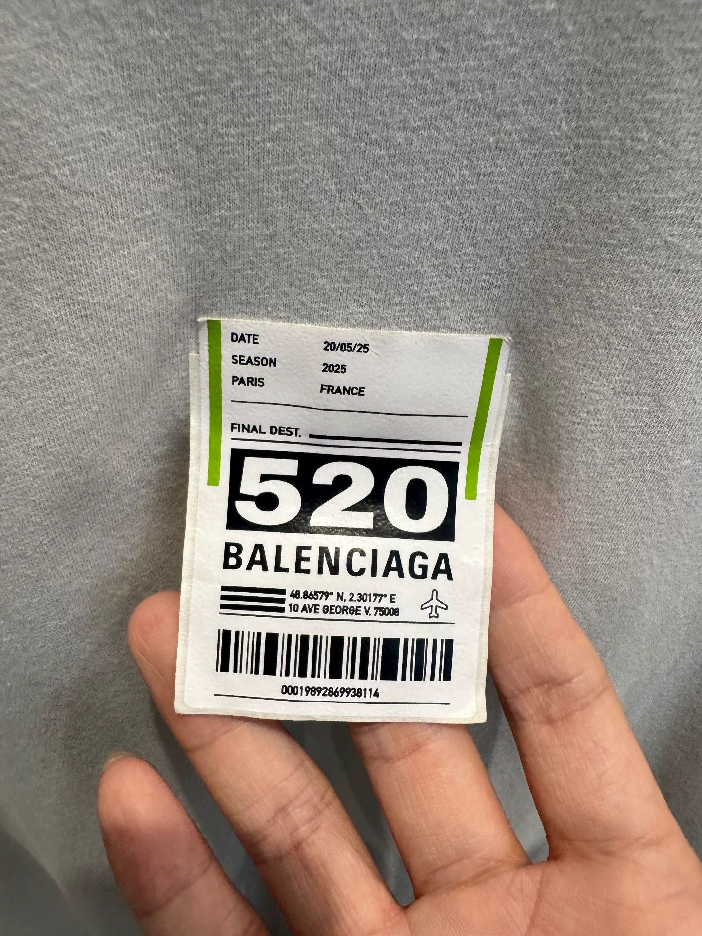 Balenciaga Balenciaga 520 Logo T-Shirt Size S Size US S / EU 44-46 / 1 - 3 Thumbnail