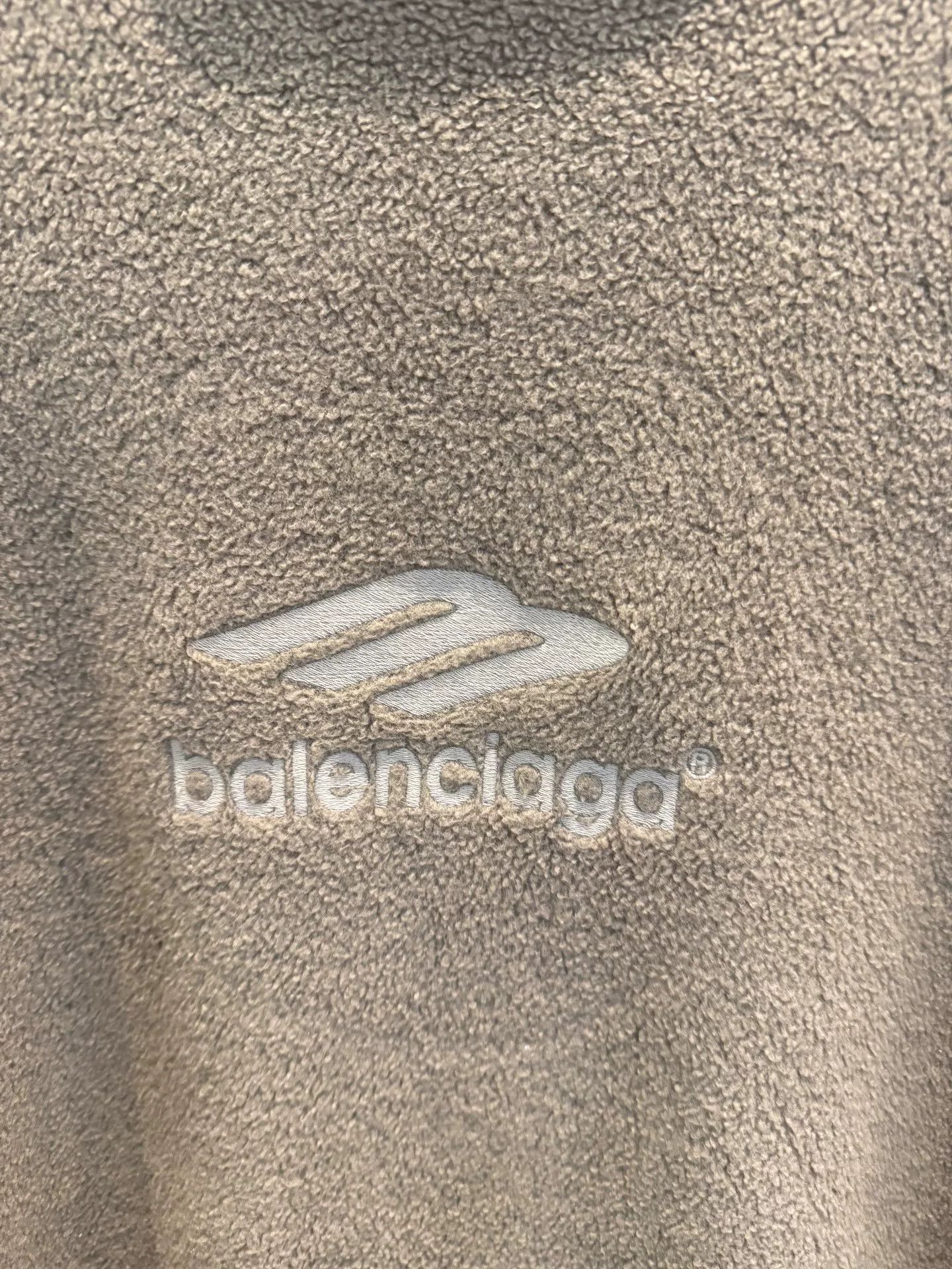 Balenciaga Balenciaga Logo Fleece Sweatshirt XXS Size US XXS / EU 40 - 3 Thumbnail