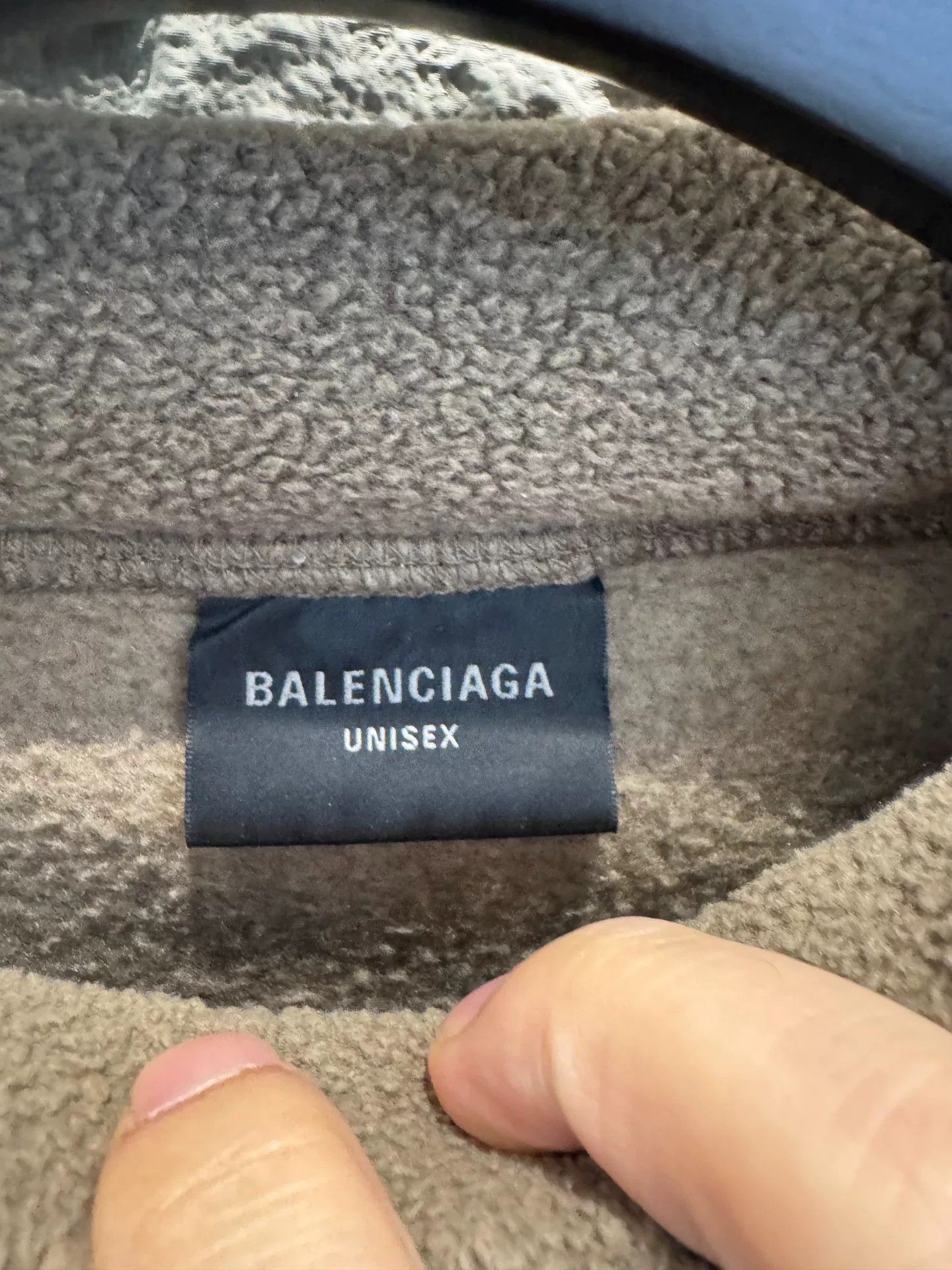 Balenciaga Balenciaga Logo Fleece Sweatshirt XXS Size US XXS / EU 40 - 4 Thumbnail