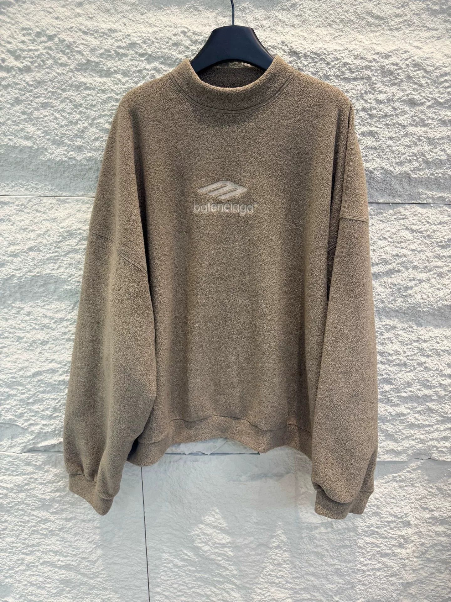Balenciaga Balenciaga Logo Fleece Sweatshirt XXS Size US XXS / EU 40 - 2 Thumbnail