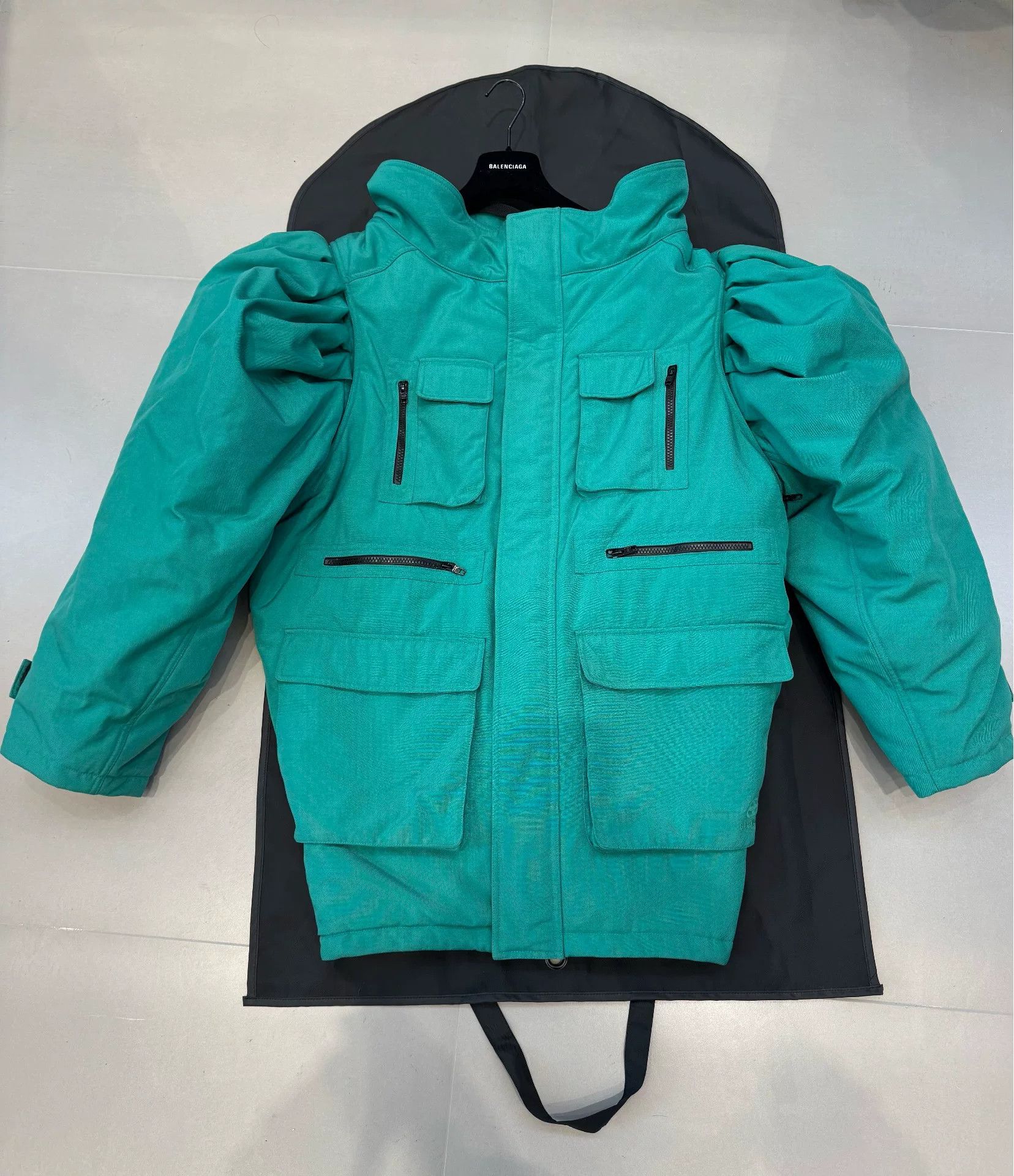 Balenciaga Balenciaga Padded Bomber Jacket Size 1 Size US S / EU 44-46 / 1 - 2 Thumbnail