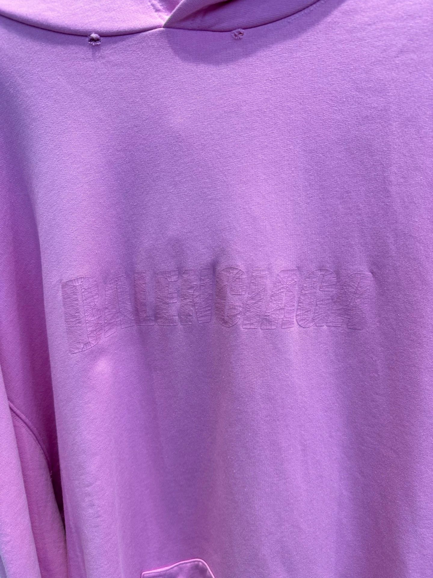 Balenciaga Balenciaga Embossed Logo Hoodie Pink Size XS Size US XS / EU 42 / 0 - 3 Thumbnail