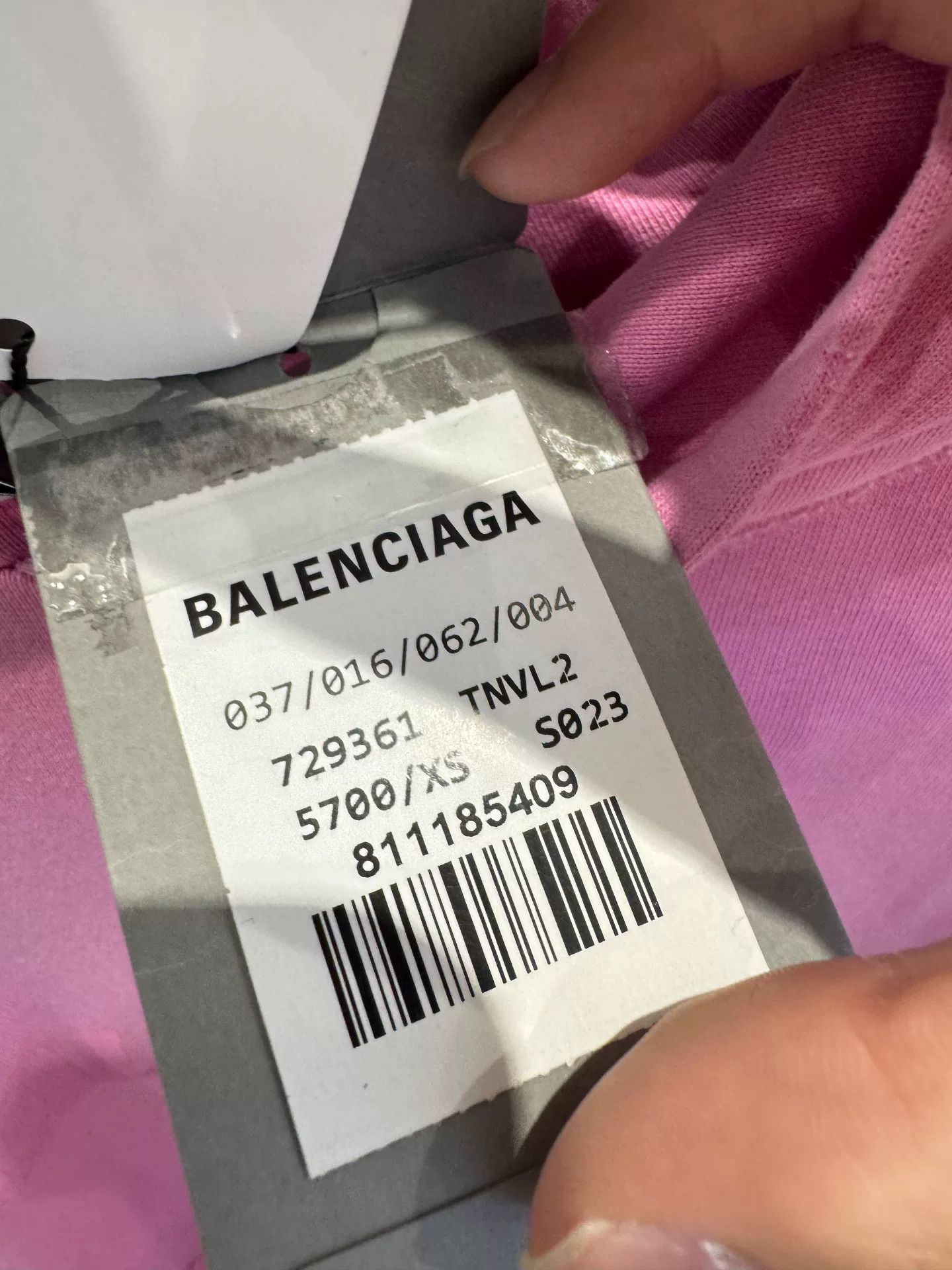 Balenciaga Balenciaga Embossed Logo Hoodie Pink Size XS Size US XS / EU 42 / 0 - 4 Thumbnail