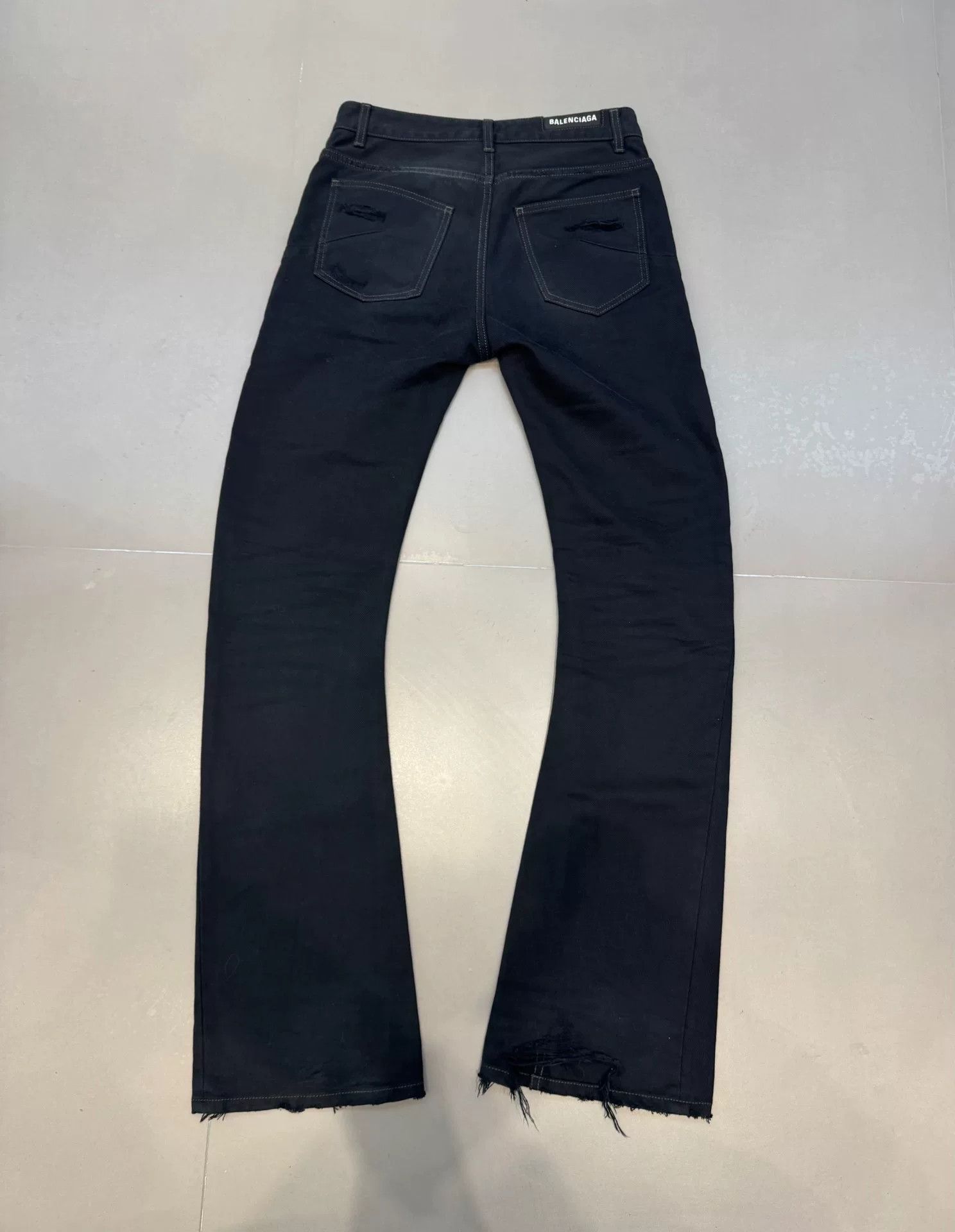 Balenciaga Balenciaga Distressed Denim Jeans XS Size US 28 / EU 44 - 3 Thumbnail