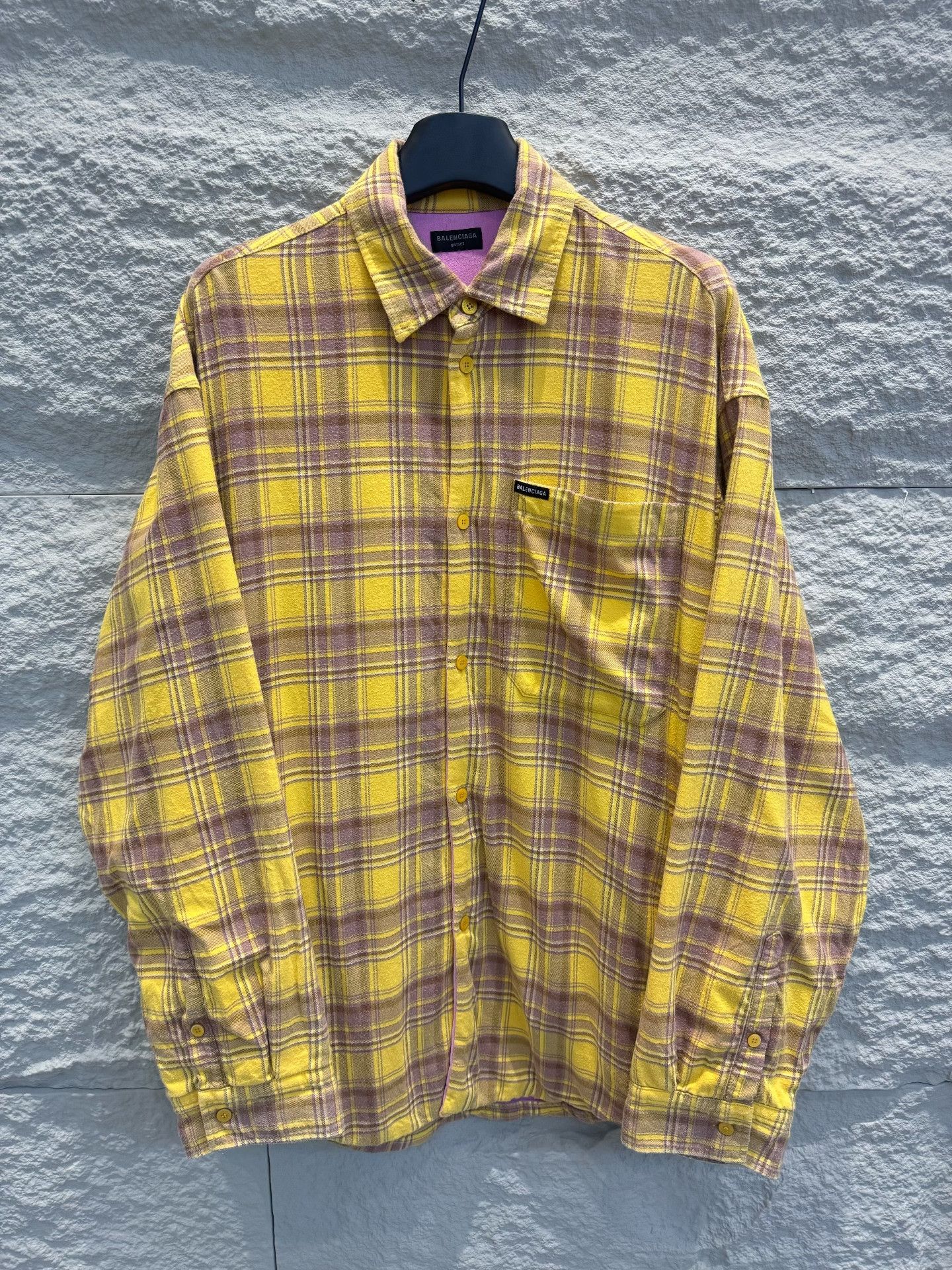 Balenciaga Balenciaga Padded Plaid Shirt Size L Size US L / EU 52-54 / 3 - 2 Thumbnail