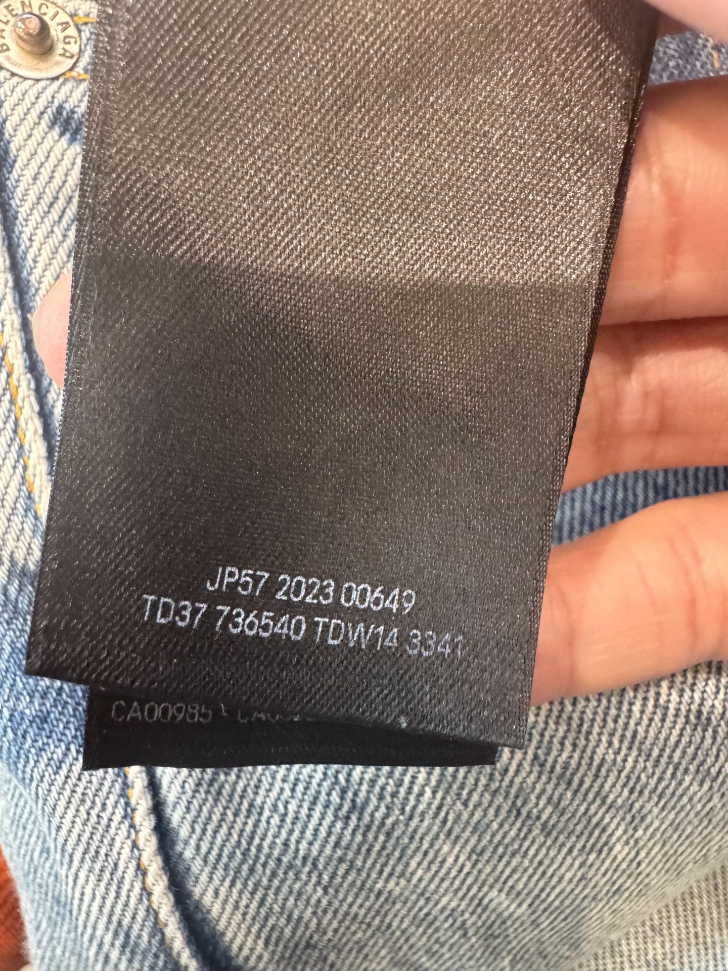 Balenciaga Balenciaga Washed Denim Jeans Size 32 Size US 32 / EU 48 - 7 Thumbnail