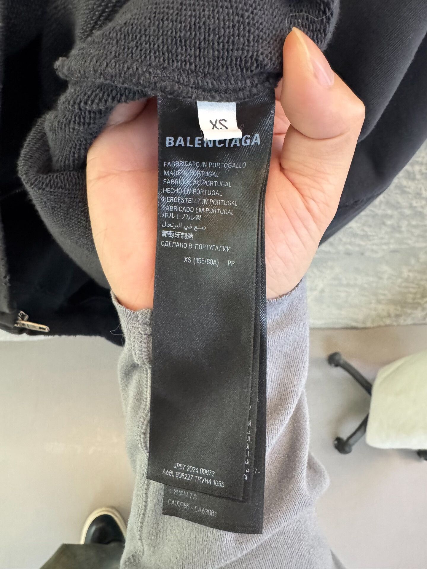 Balenciaga Balenciaga Ciao Bello Zip Hoodie XS Size US XS / EU 42 / 0 - 7 Thumbnail
