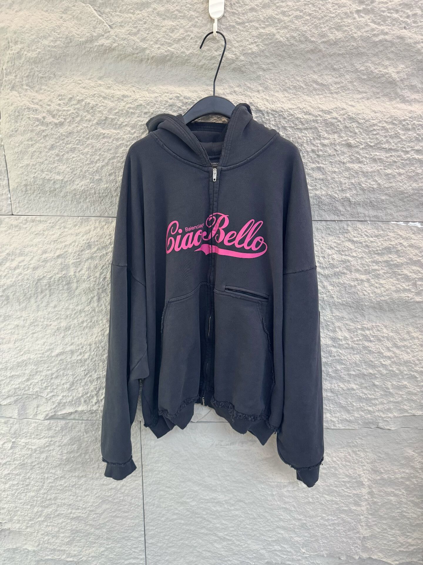Balenciaga Balenciaga Ciao Bello Zip Hoodie XS Size US XS / EU 42 / 0 - 2 Thumbnail