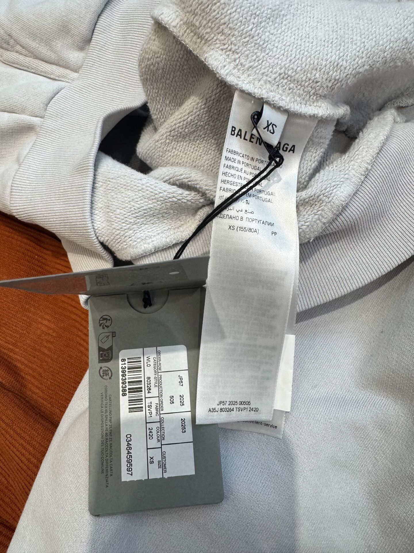 Balenciaga Balenciaga Pink Logo Zip-Up Hoodie Size XS Size US XS / EU 42 / 0 - 5 Thumbnail