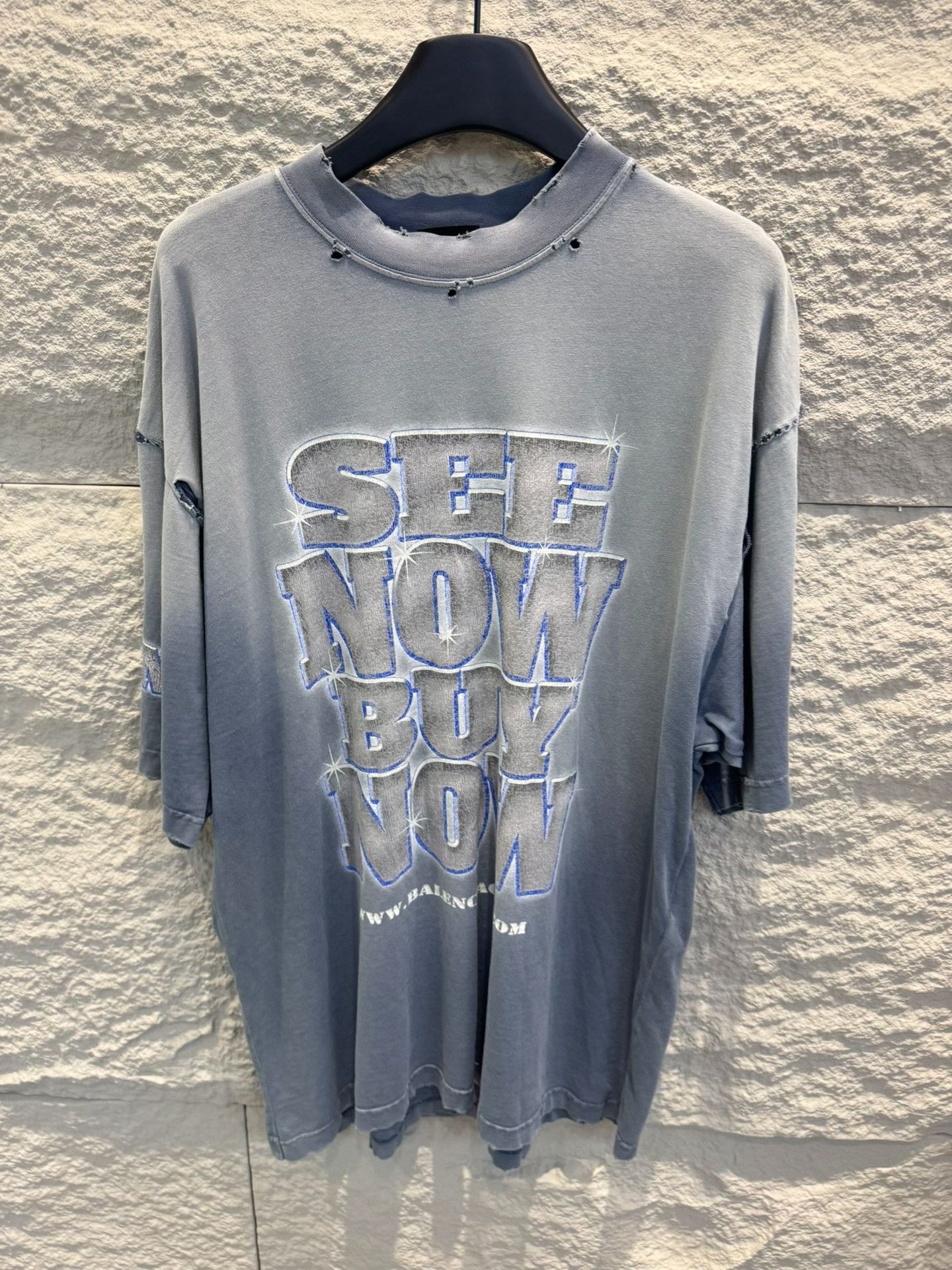 Balenciaga Balenciaga See Now Buy Now Rhinestone T-Shirt Size S Size US S / EU 44-46 / 1 - 2 Thumbnail
