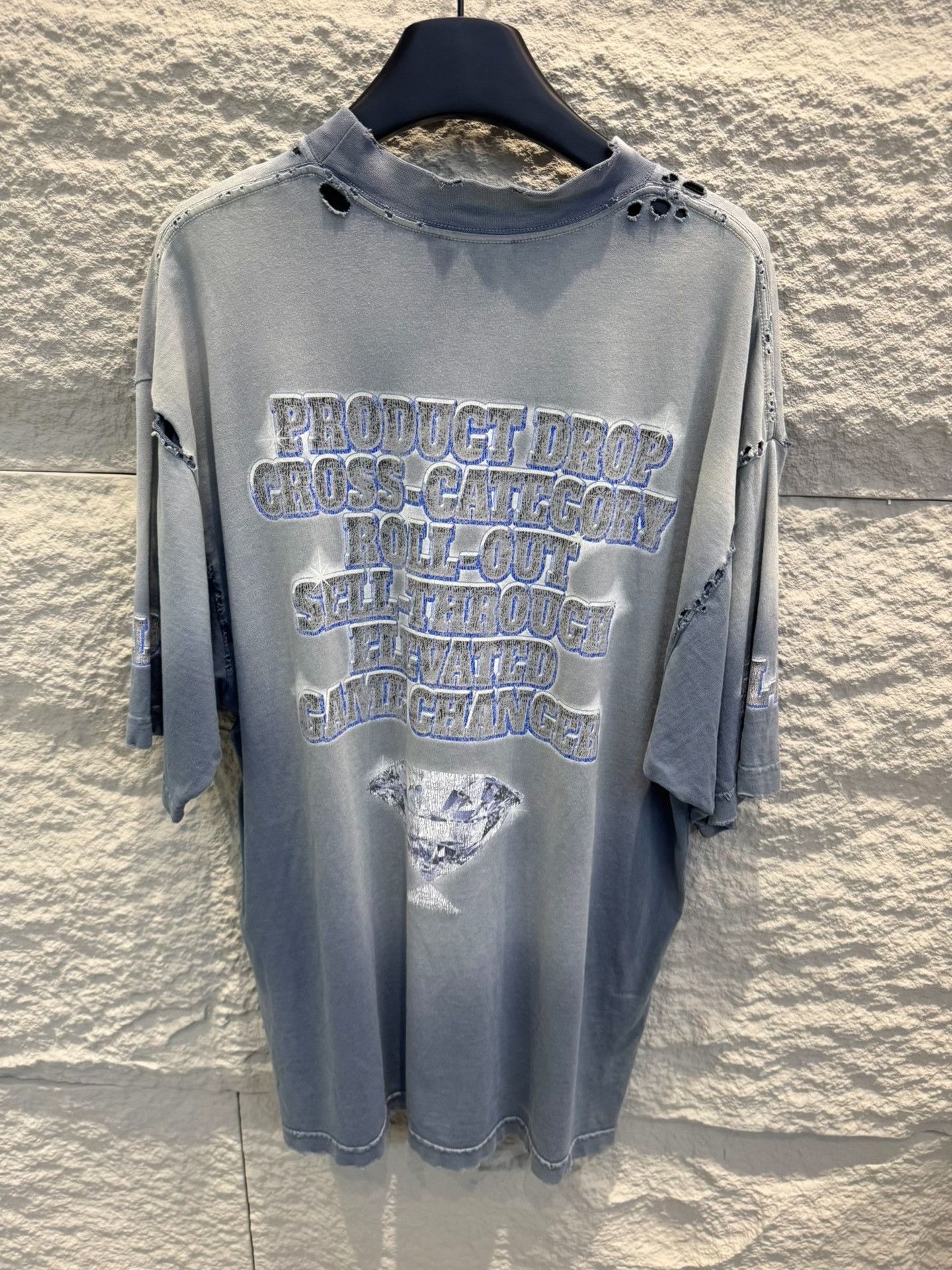 Balenciaga Balenciaga See Now Buy Now Rhinestone T-Shirt Size S Size US S / EU 44-46 / 1 - 3 Thumbnail
