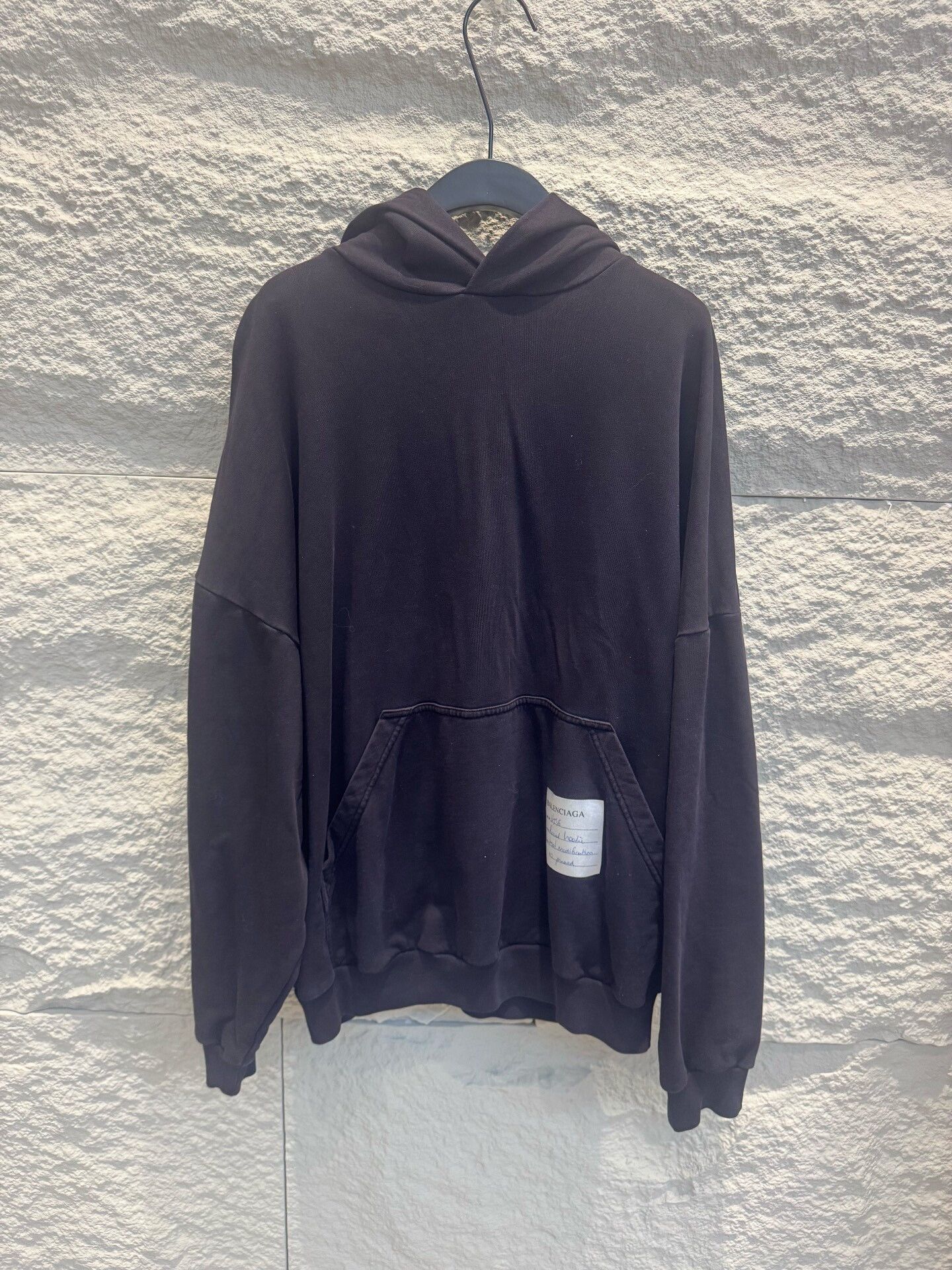 Balenciaga Balenciaga Hand Modification Round Hoodie US M Size US M / EU 48-50 / 2 - 2 Thumbnail
