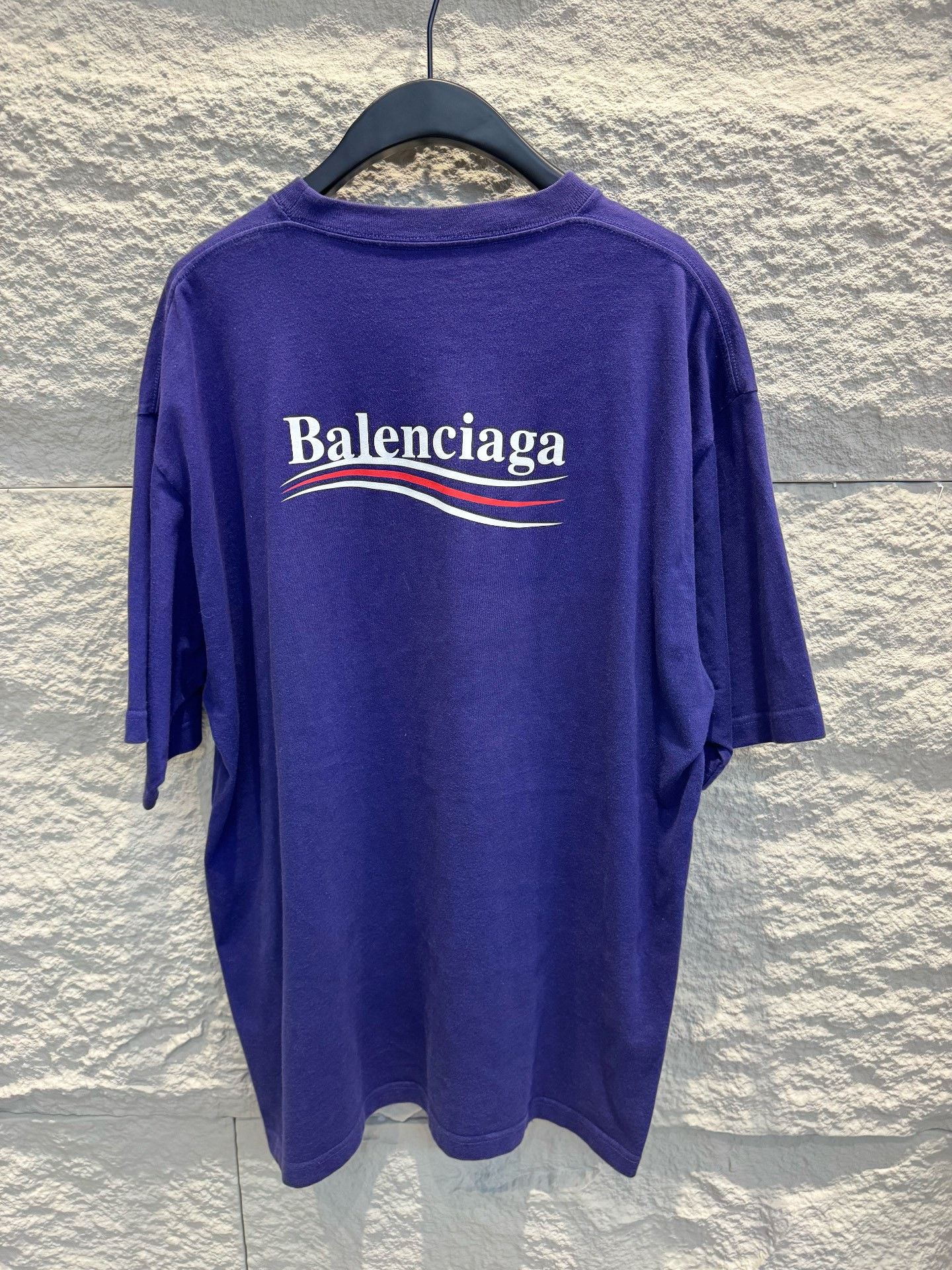 Balenciaga Balenciaga Wave Logo T-Shirt Size S Size US S / EU 44-46 / 1 - 5 Thumbnail