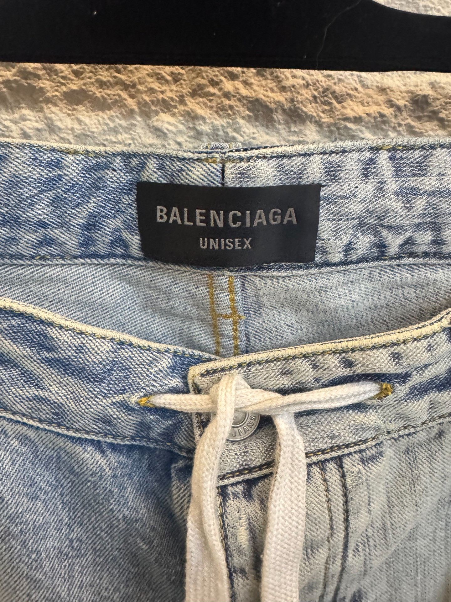 Balenciaga Balenciaga Two-Tone Drawcord Jeans Size M Size US 32 / EU 48 - 3 Thumbnail