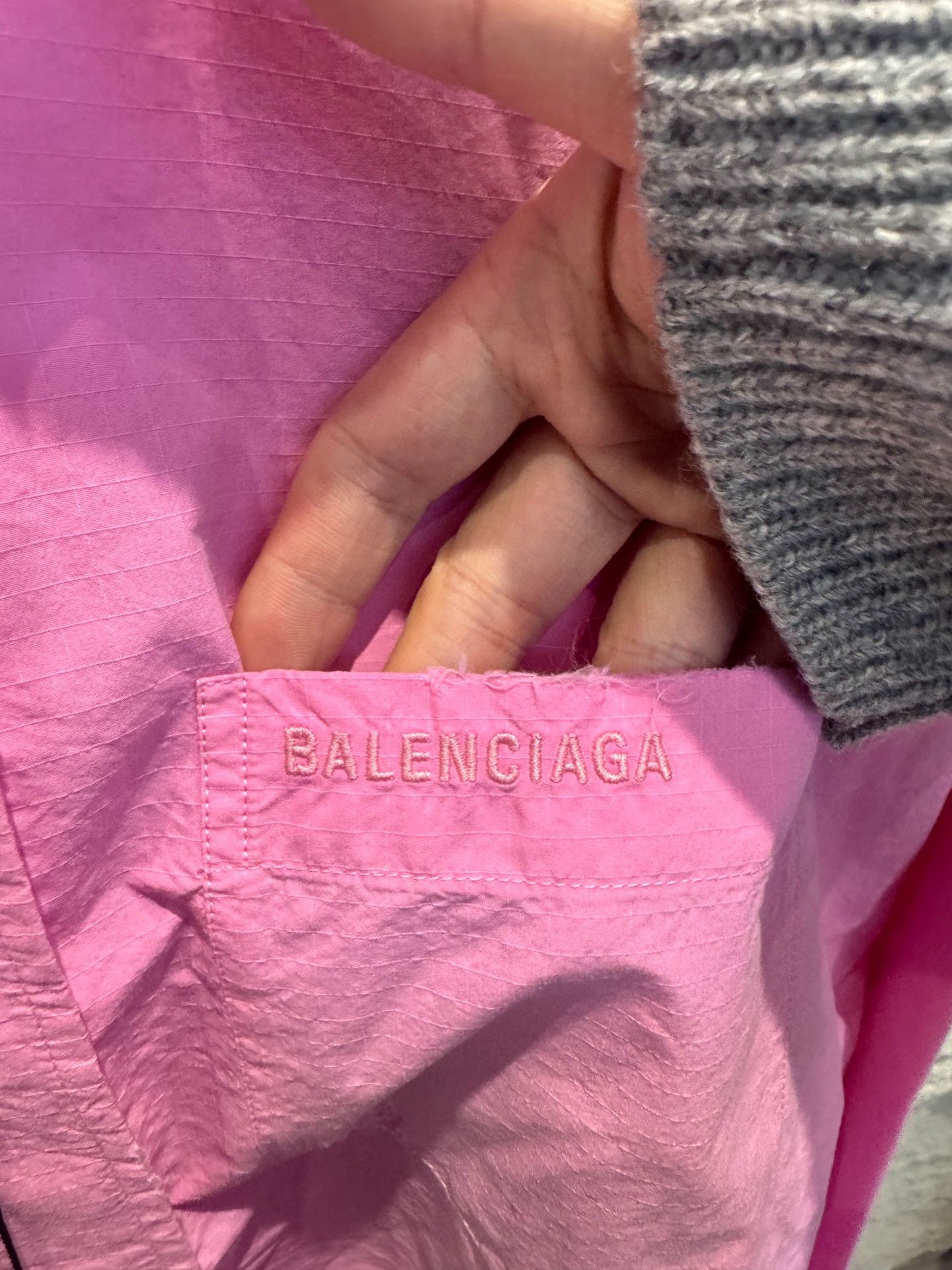 Balenciaga Balenciaga Embroidered Logo Button Up Shirt F34 Size XS / US 0-2 / IT 36-38 - 3 Thumbnail