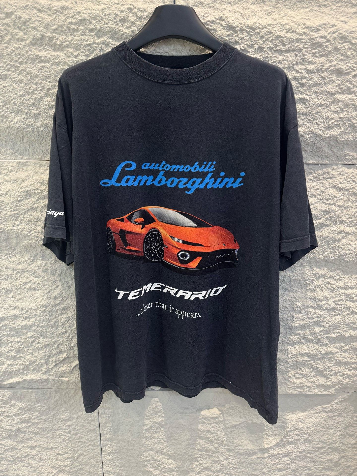 Balenciaga Balenciaga x Lamborghini Graphic T-Shirt Size M Size US M / EU 48-50 / 2 - 2 Thumbnail