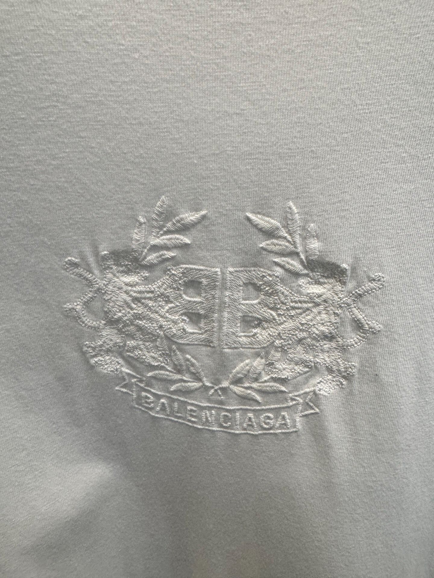 Balenciaga Balenciaga Embroidered BB T-Shirt Size XS Size US XS / EU 42 / 0 - 3 Thumbnail