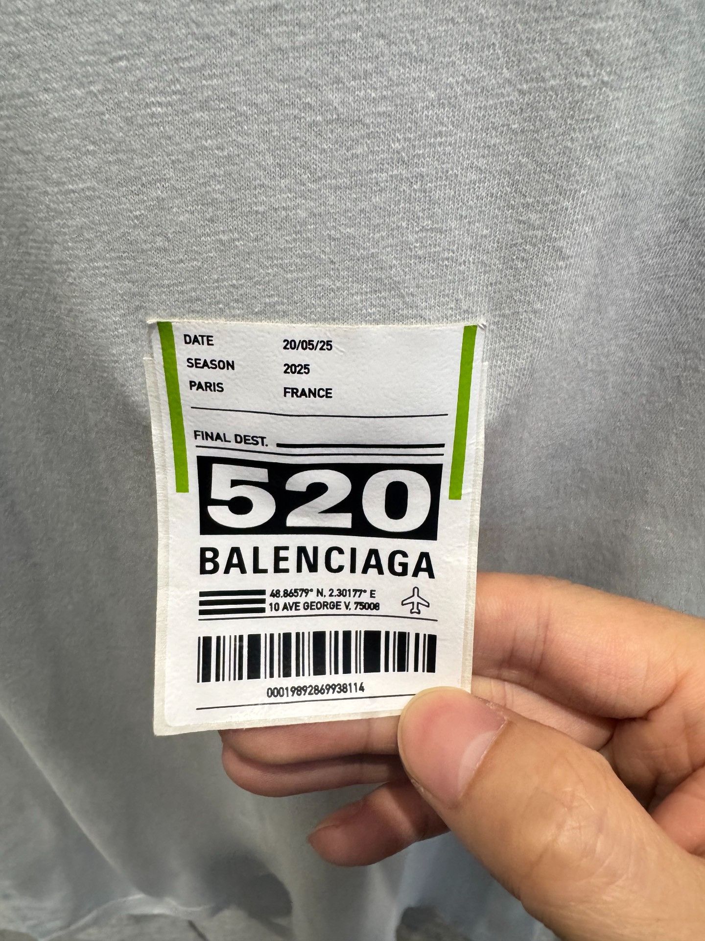 Balenciaga Balenciaga 520 Graphic T-Shirt Size XS Size US XS / EU 42 / 0 - 3 Thumbnail