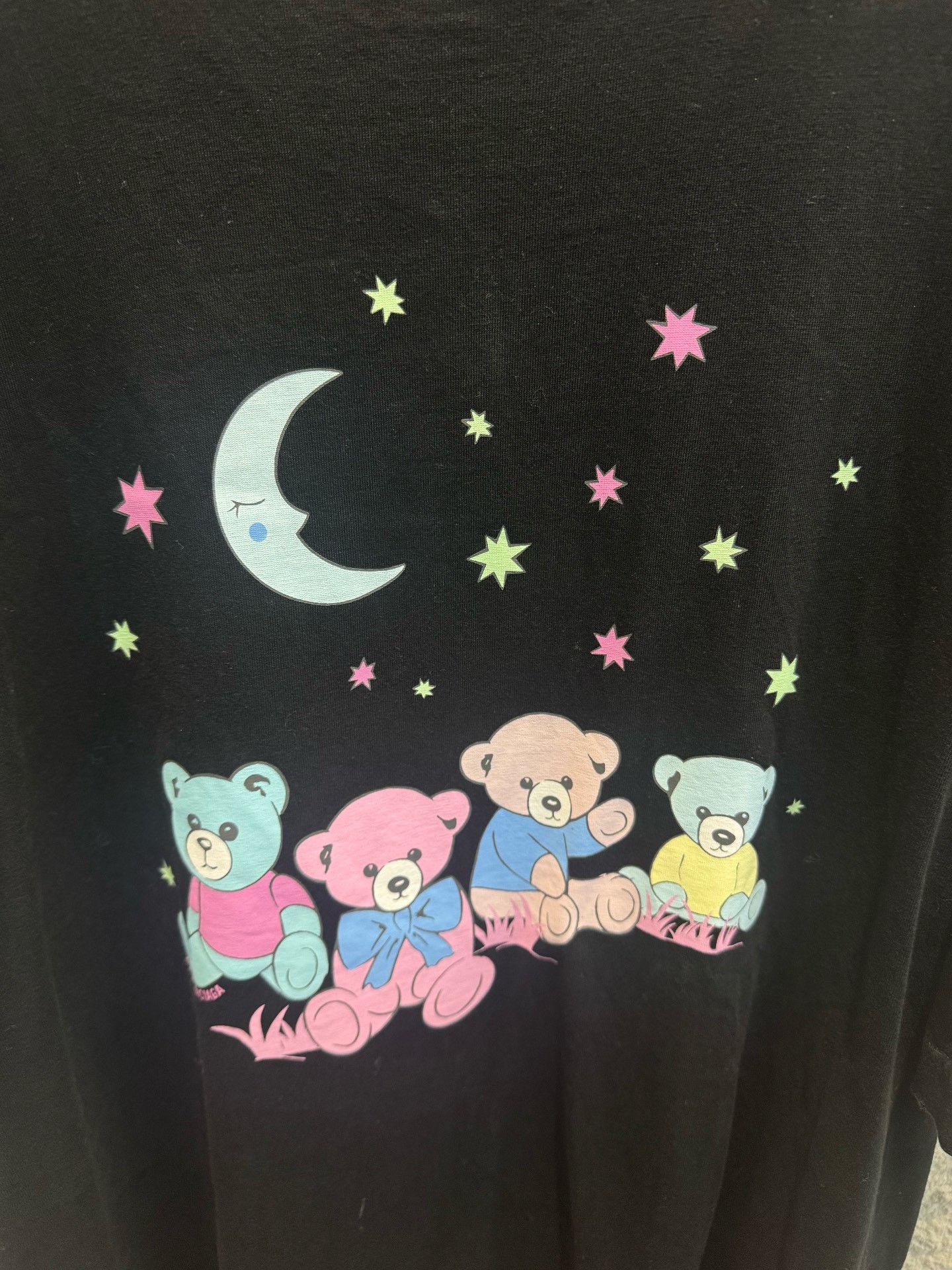 Balenciaga Balenciaga LoveBear Graphic T-Shirt Black Size M Size US M / EU 48-50 / 2 - 3 Thumbnail