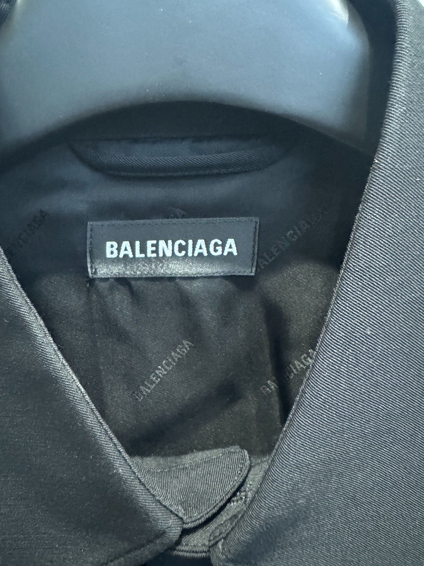Balenciaga Balenciaga Black Shirt Jacket Size S Size US S / EU 44-46 / 1 - 3 Thumbnail