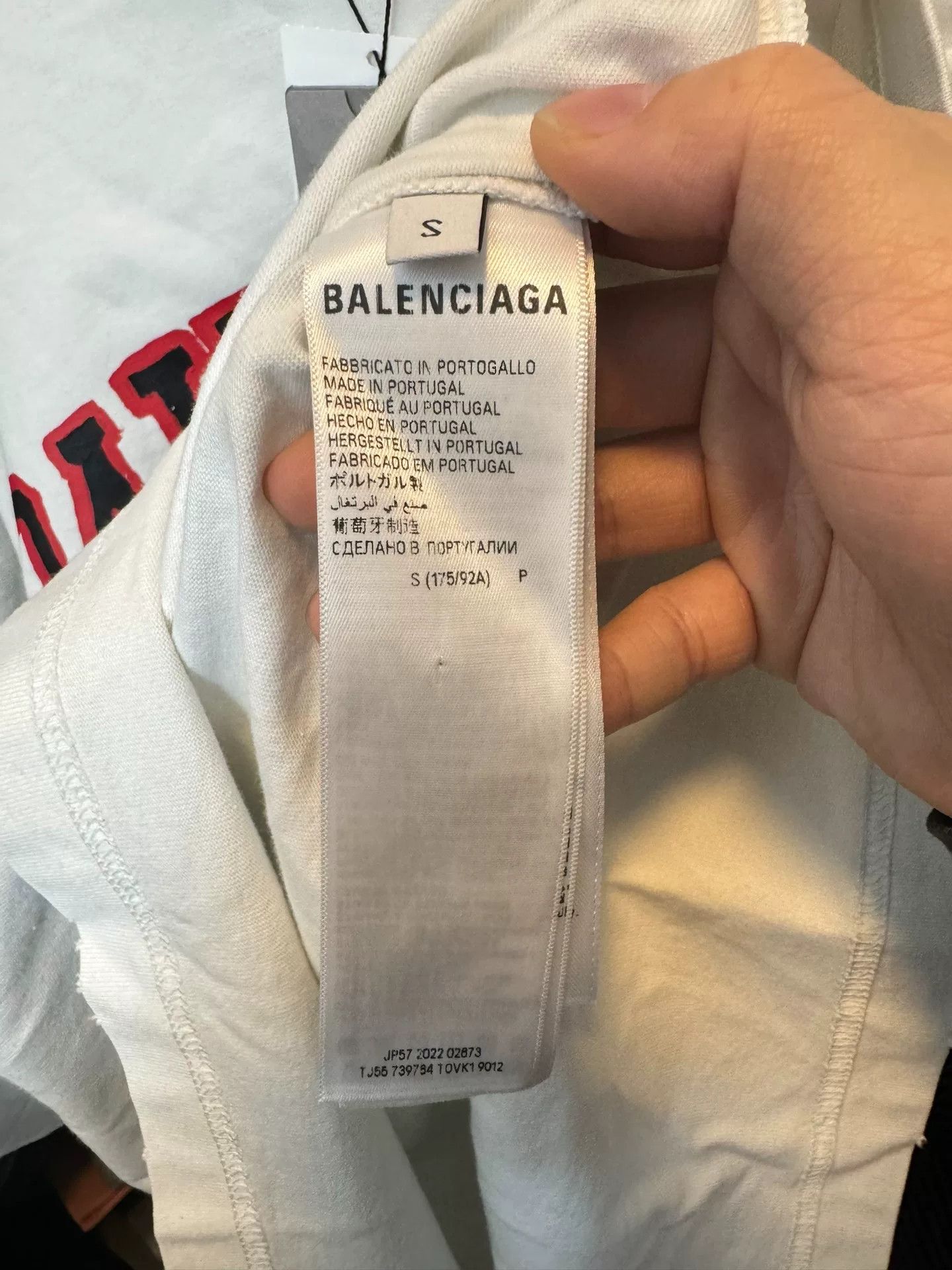 Balenciaga Balenciaga Crest Graphic T-Shirt US S Size US S / EU 44-46 / 1 - 5 Thumbnail