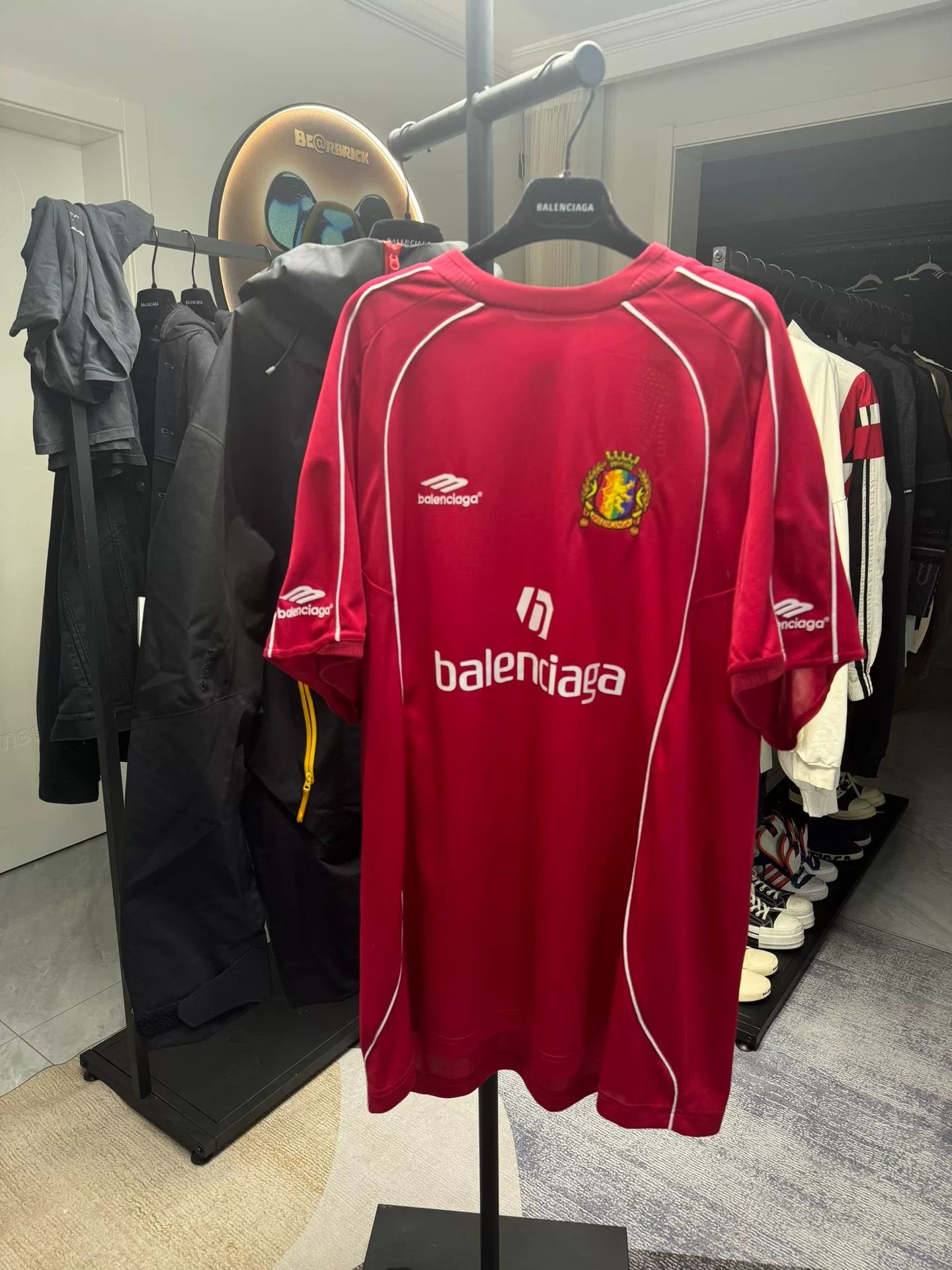 Balenciaga Balenciaga 3B Sports Icon Lion Soccer Jersey Size M Size US M / EU 48-50 / 2 - 2 Thumbnail