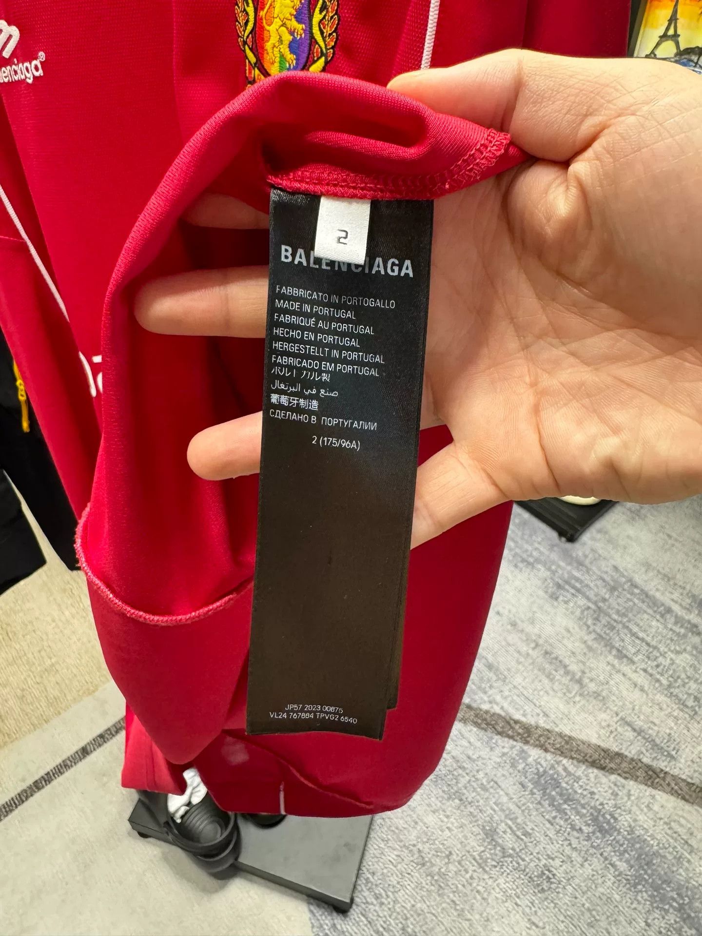 Balenciaga Balenciaga 3B Sports Icon Lion Soccer Jersey Size M Size US M / EU 48-50 / 2 - 7 Thumbnail